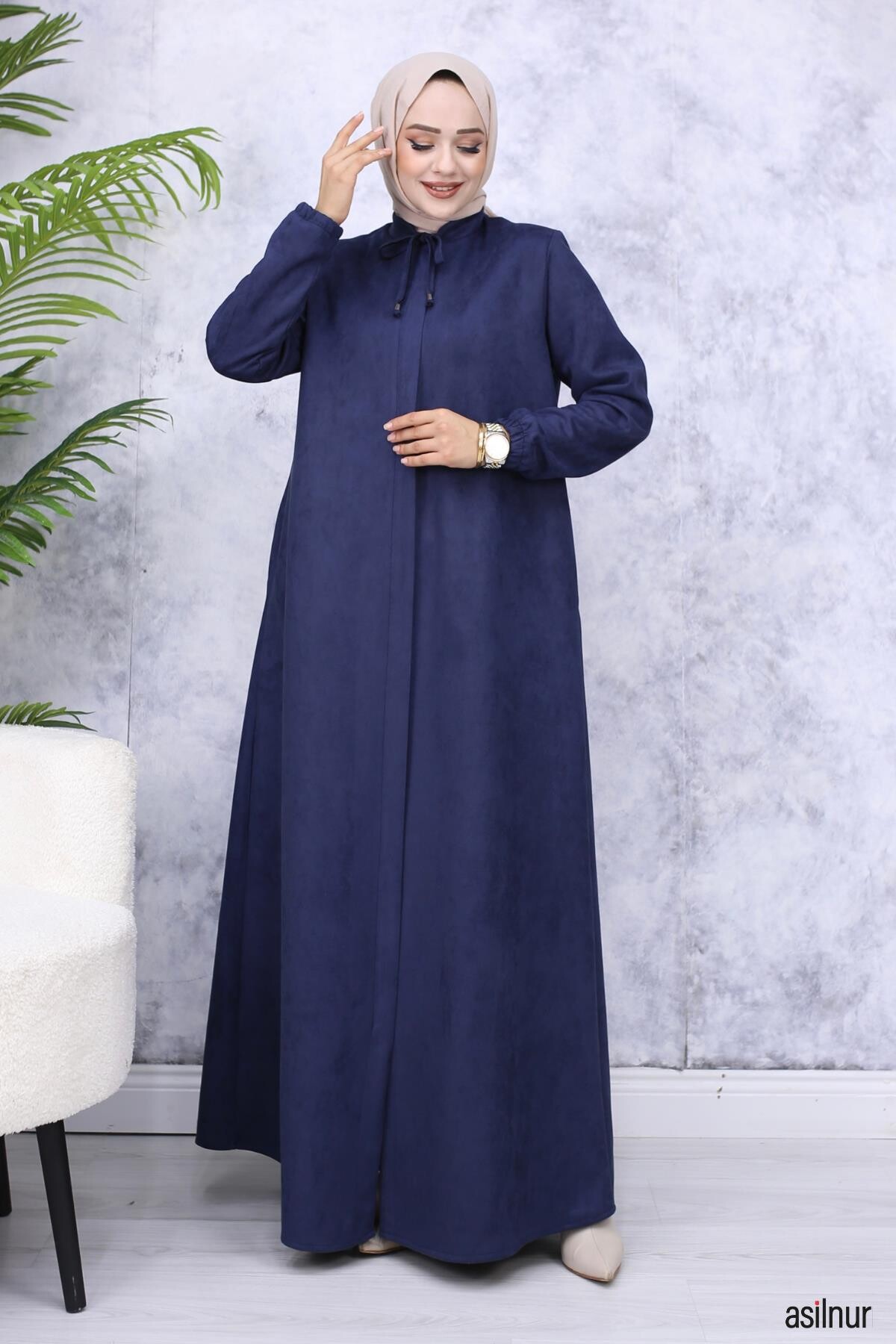 Hüma Süet Mevlana Ferace Lacivert - 2