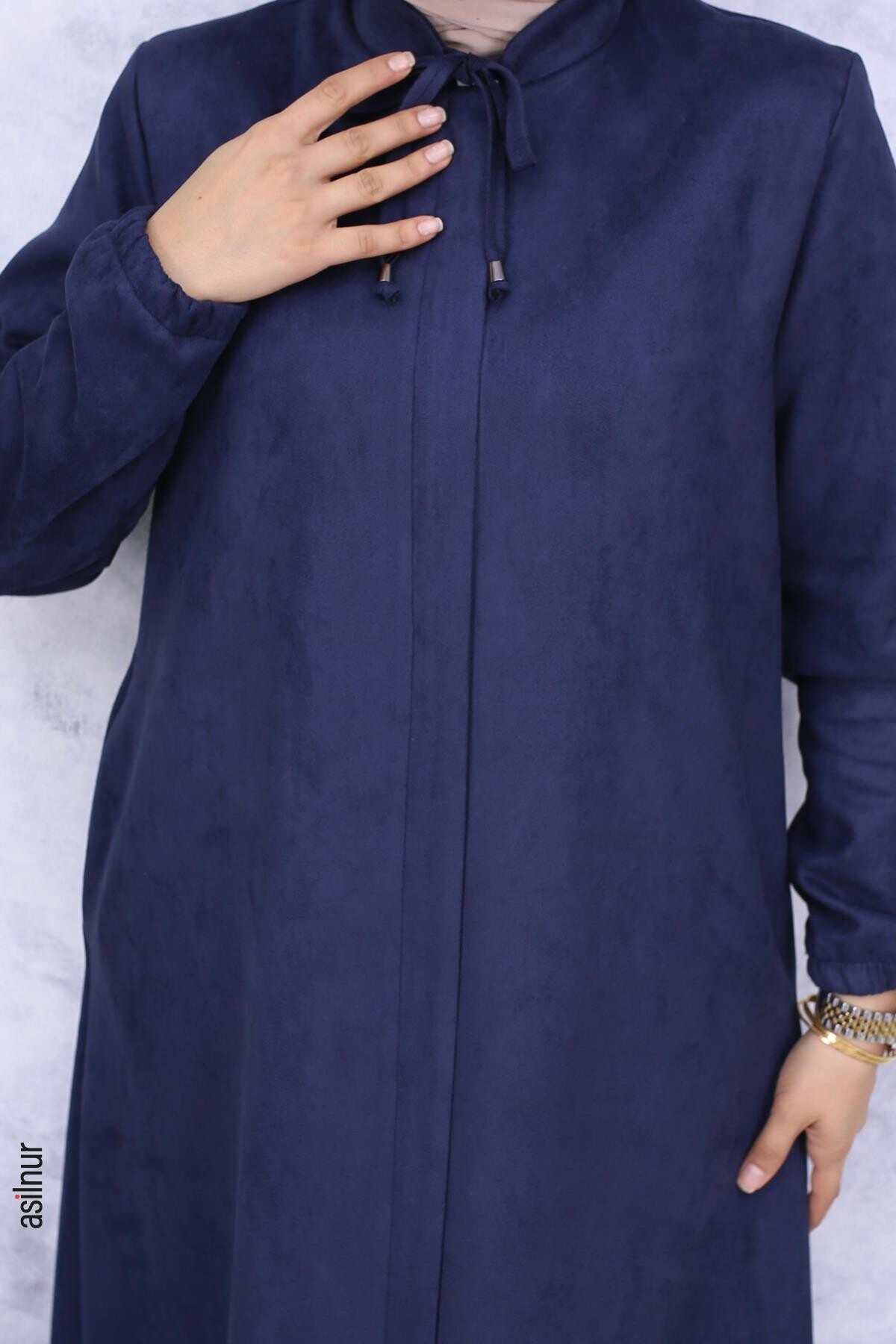 Hüma Süet Mevlana Ferace Lacivert - 7