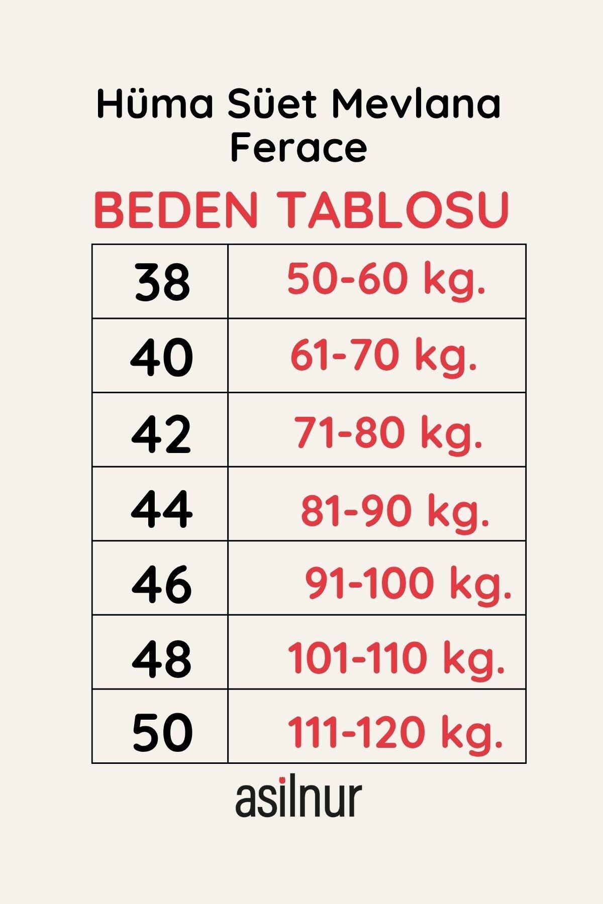 Hüma Süet Mevlana Ferace Siyah - 8