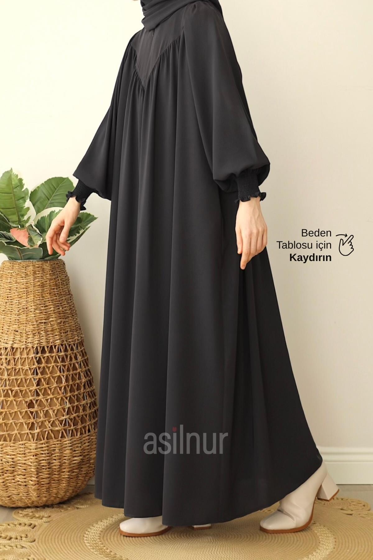 İrem Elbise Füme - ASİLNUR