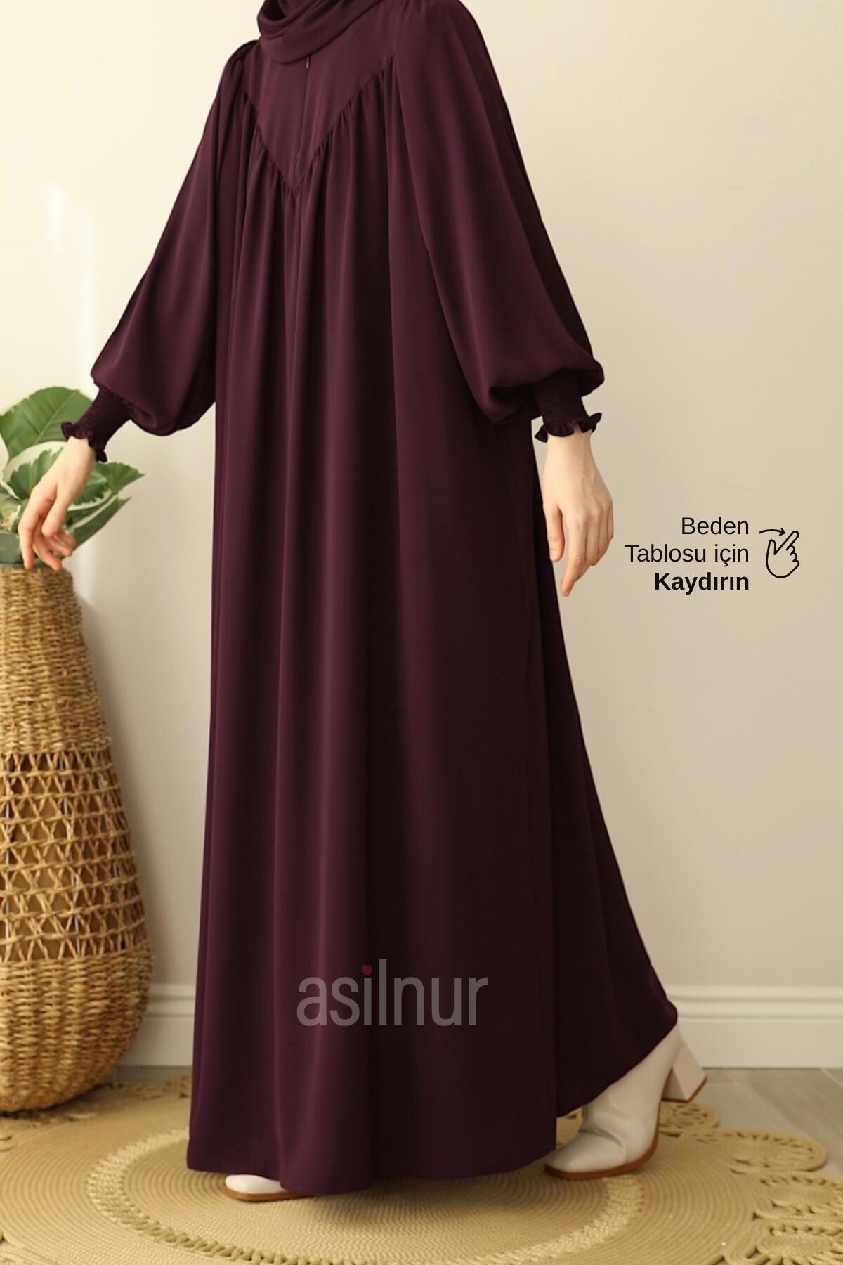 İrem Elbise Mürdüm - ASİLNUR