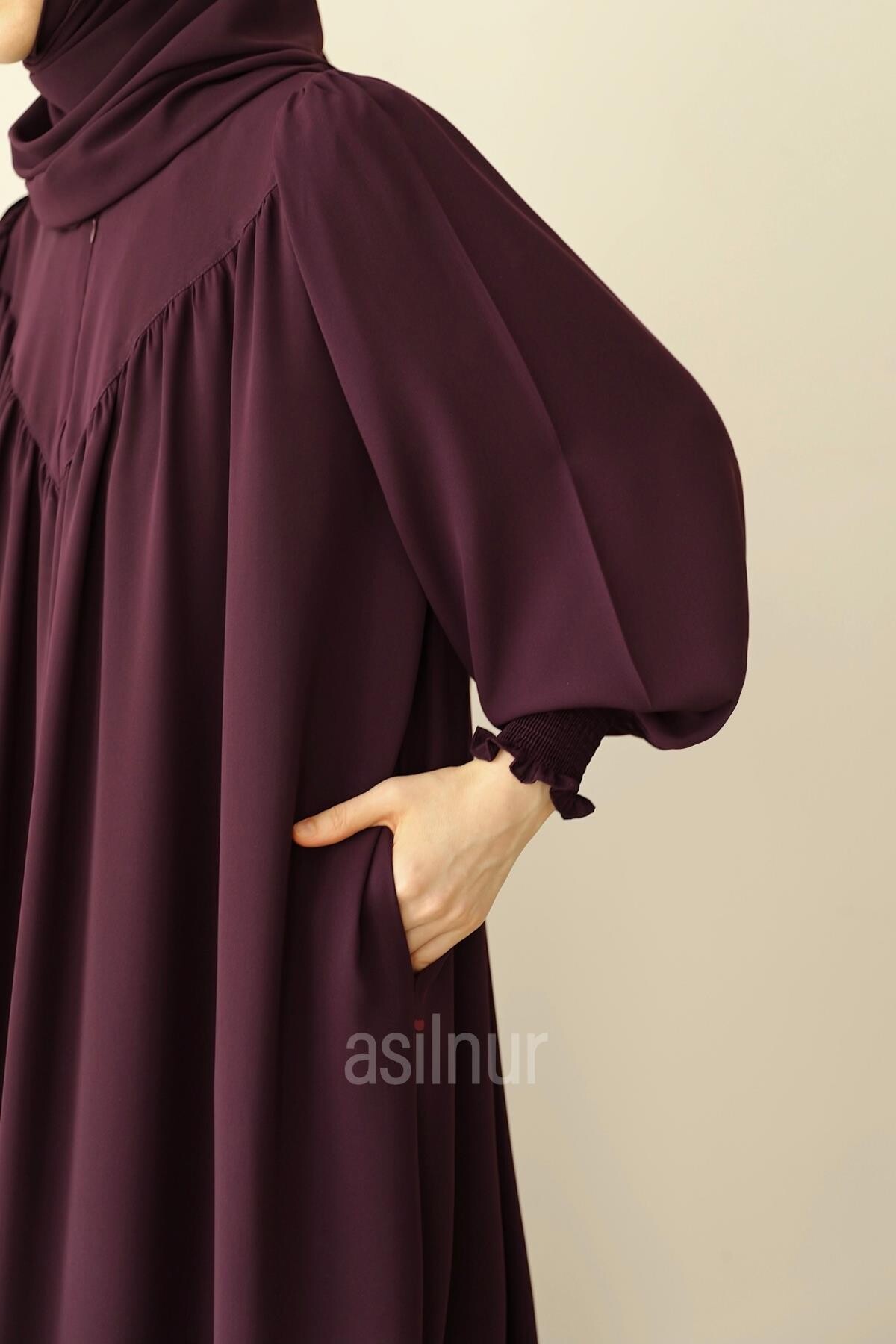 İrem Elbise Mürdüm - 6