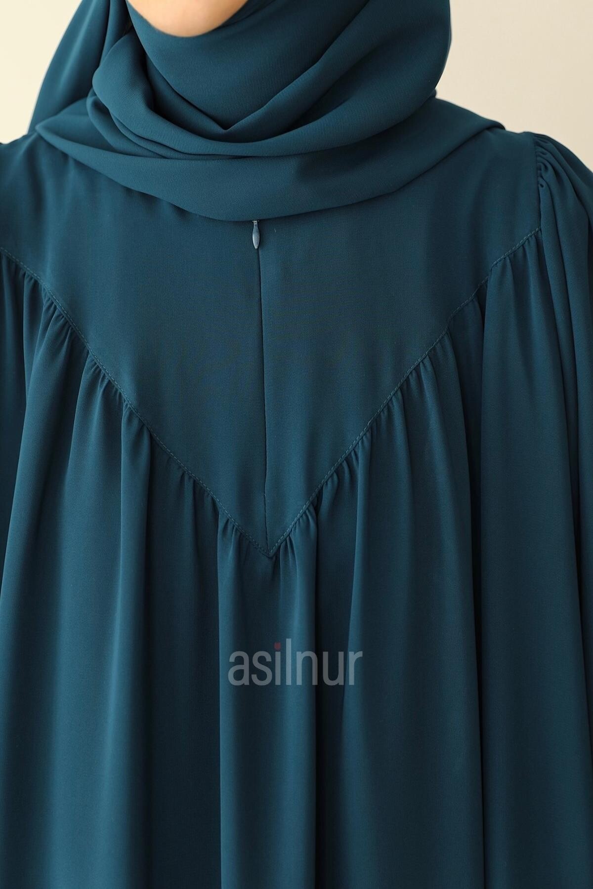 İrem Elbise Petrol Mavisi - 5