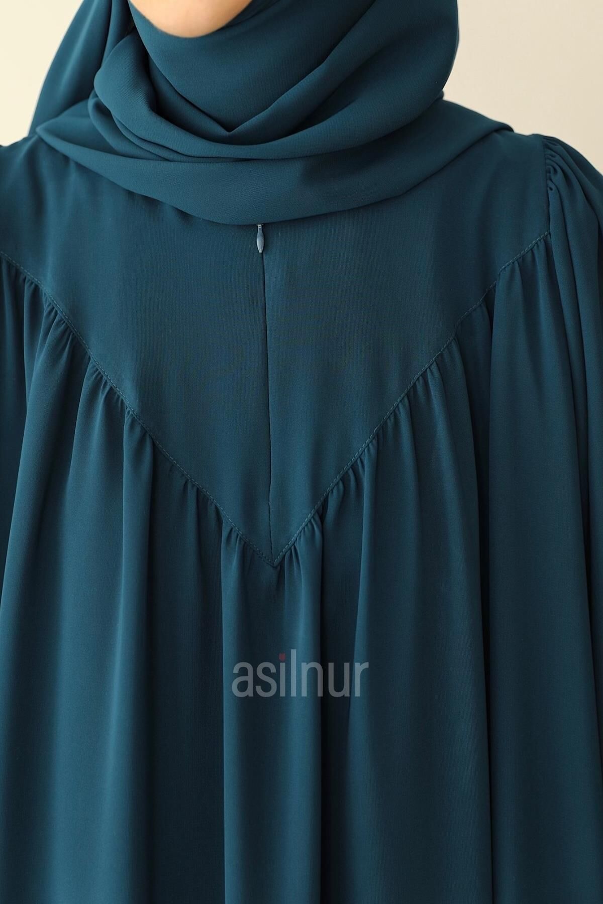 İrem Elbise Petrol Mavisi - 5