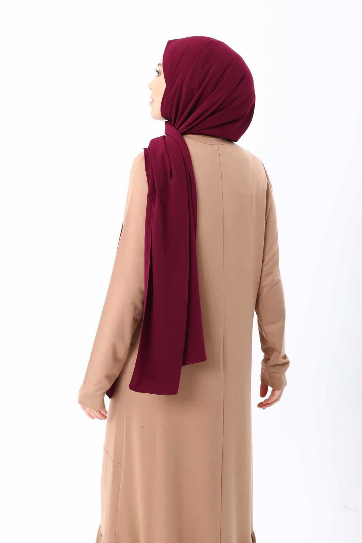 Medine İpeği Şal Mürdüm - 6