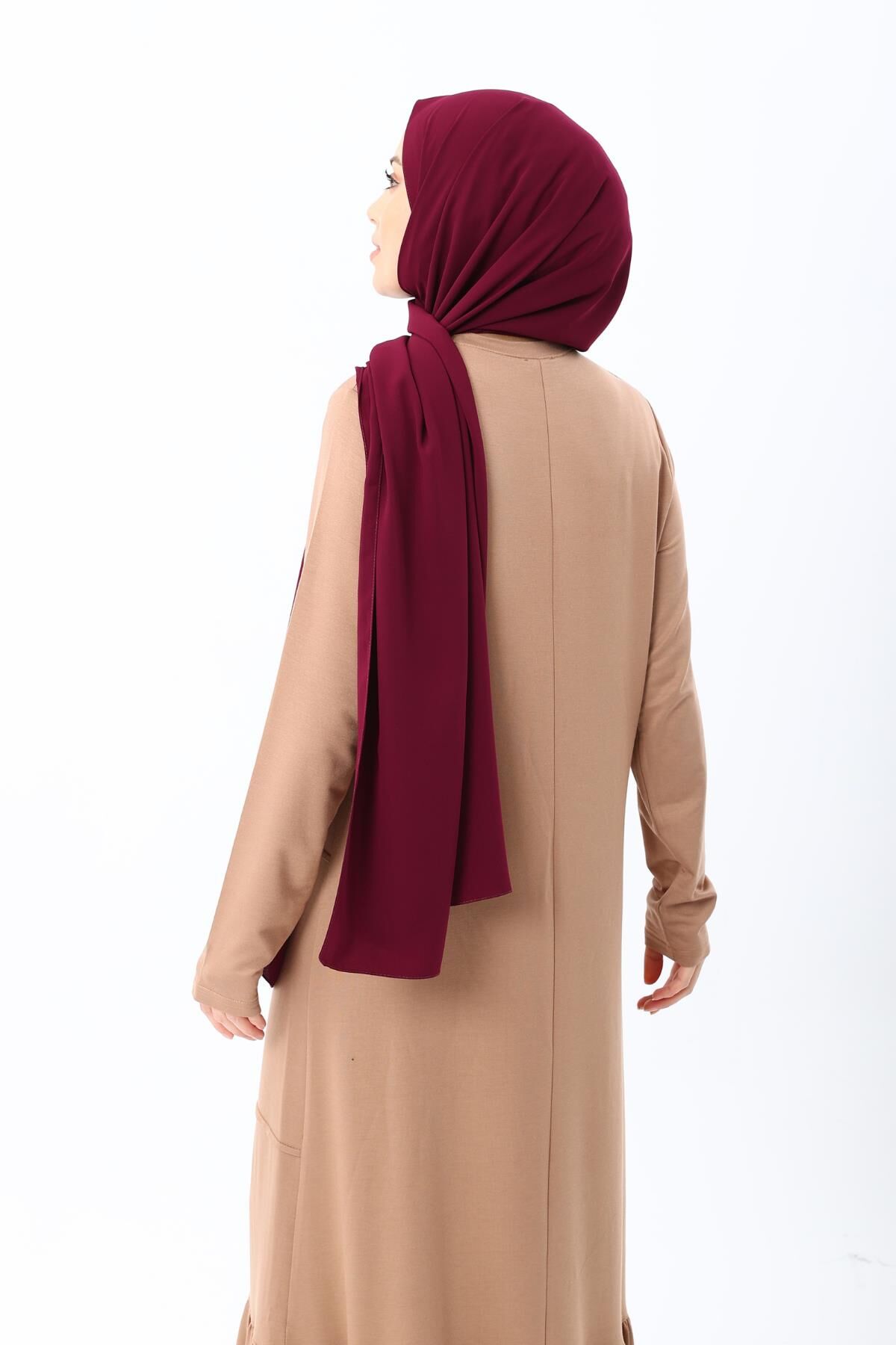 Medine İpeği Şal Mürdüm - 6