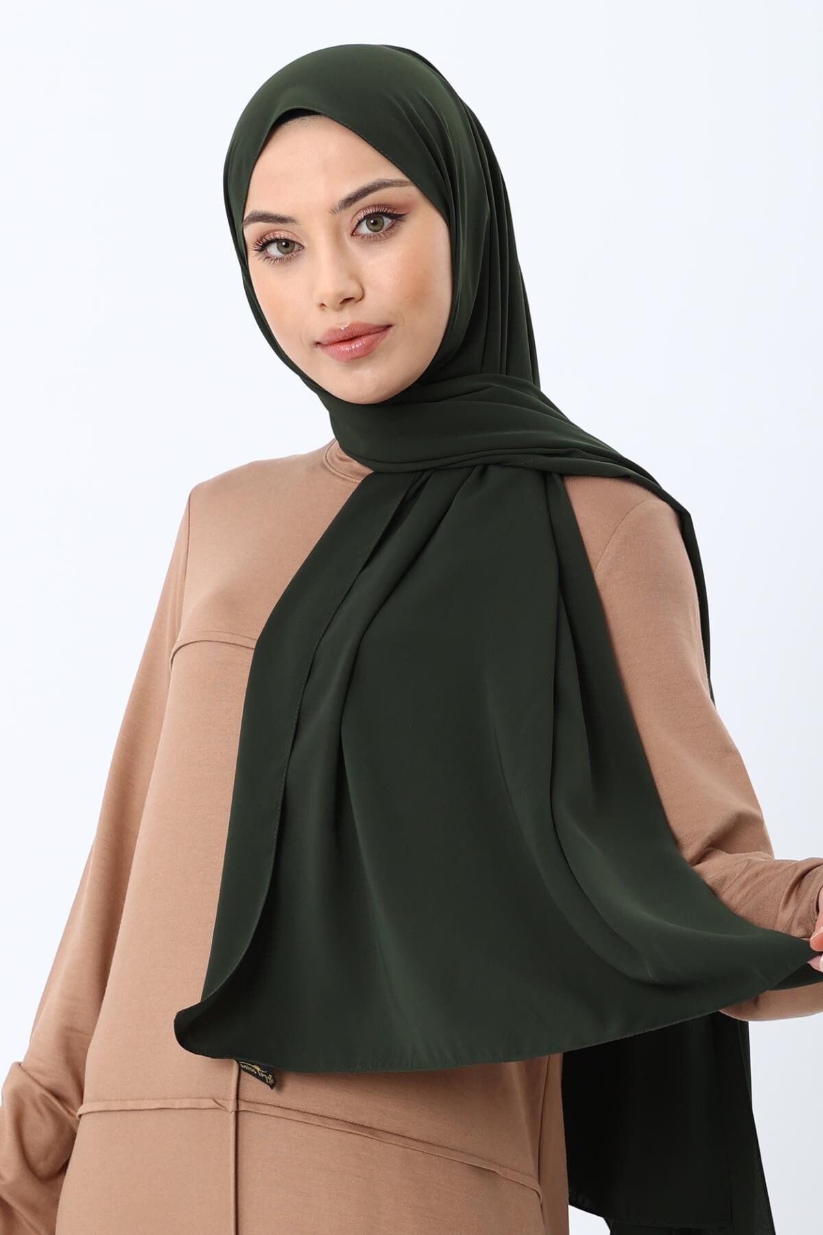 Medine İpeği Şal Haki 