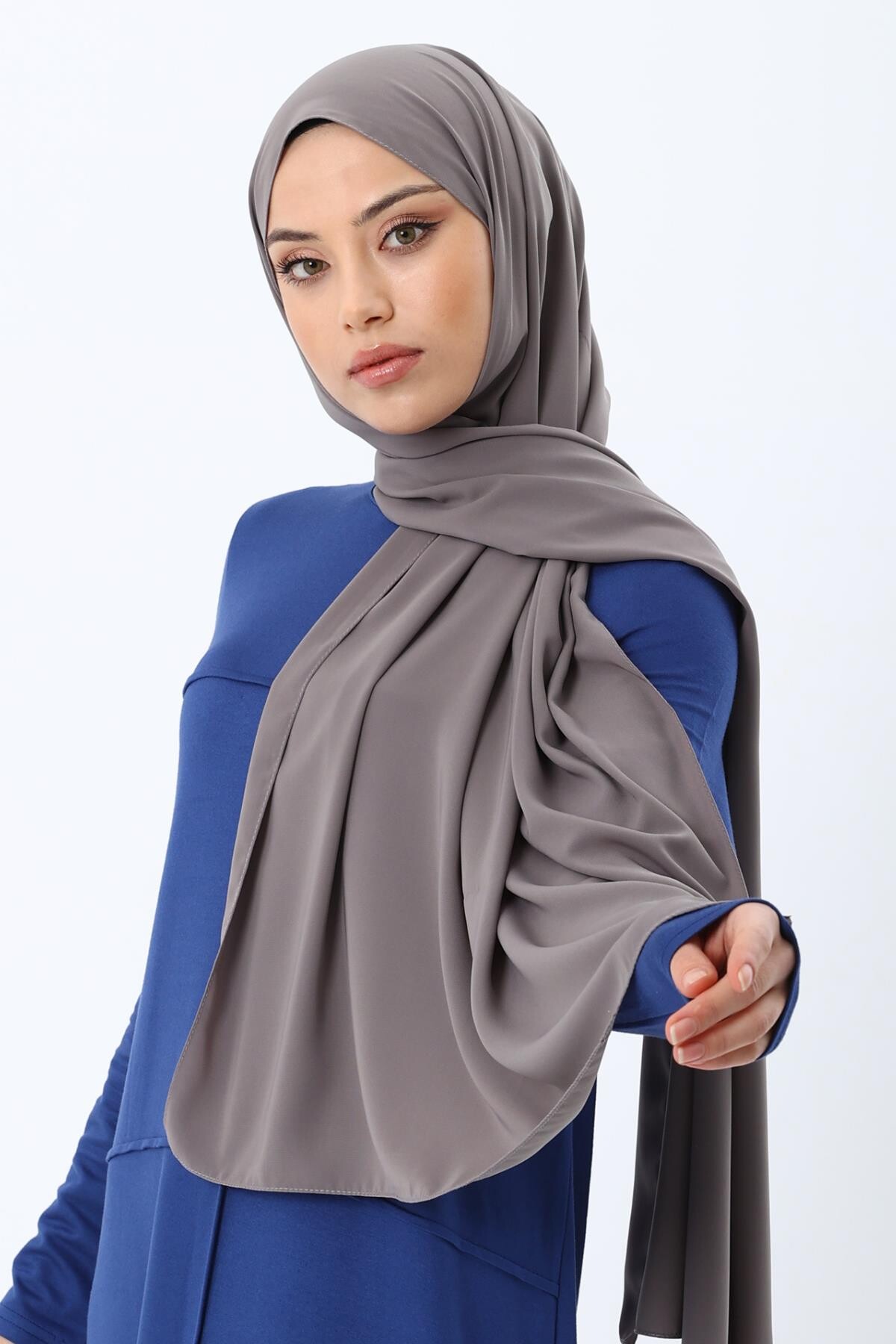 Medine İpeği Şal Vizon 