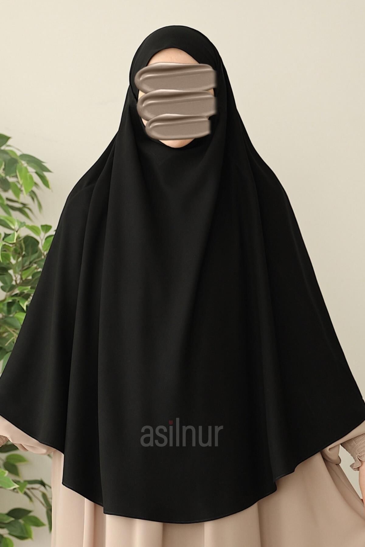 Medine İpeği Yuvarlak Sufle Siyah - 3