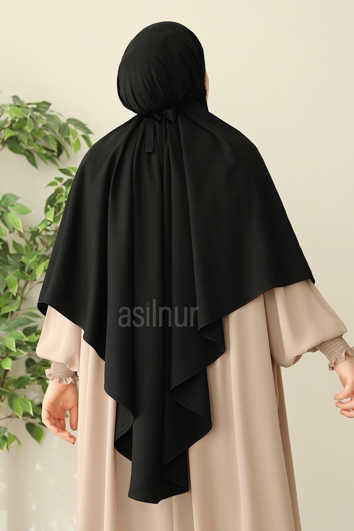 Medine İpeği Yuvarlak Sufle Siyah - 5