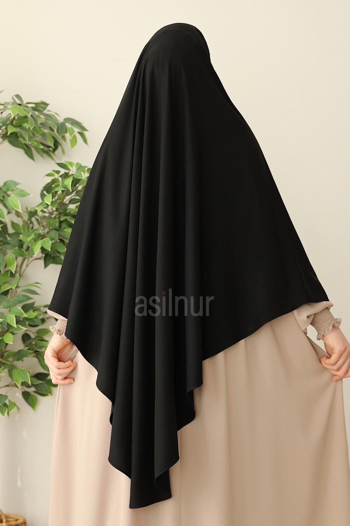 Medine İpeği Yuvarlak Sufle Siyah - 6