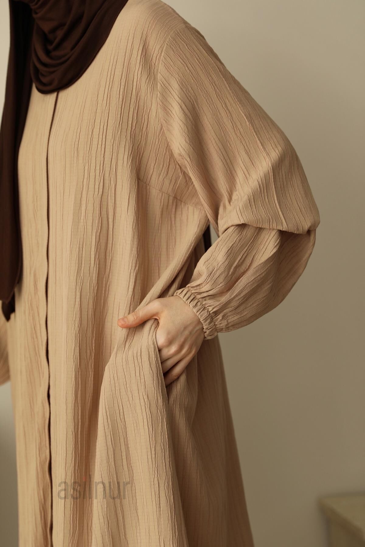 Merve Umre Takımı Bej - 5