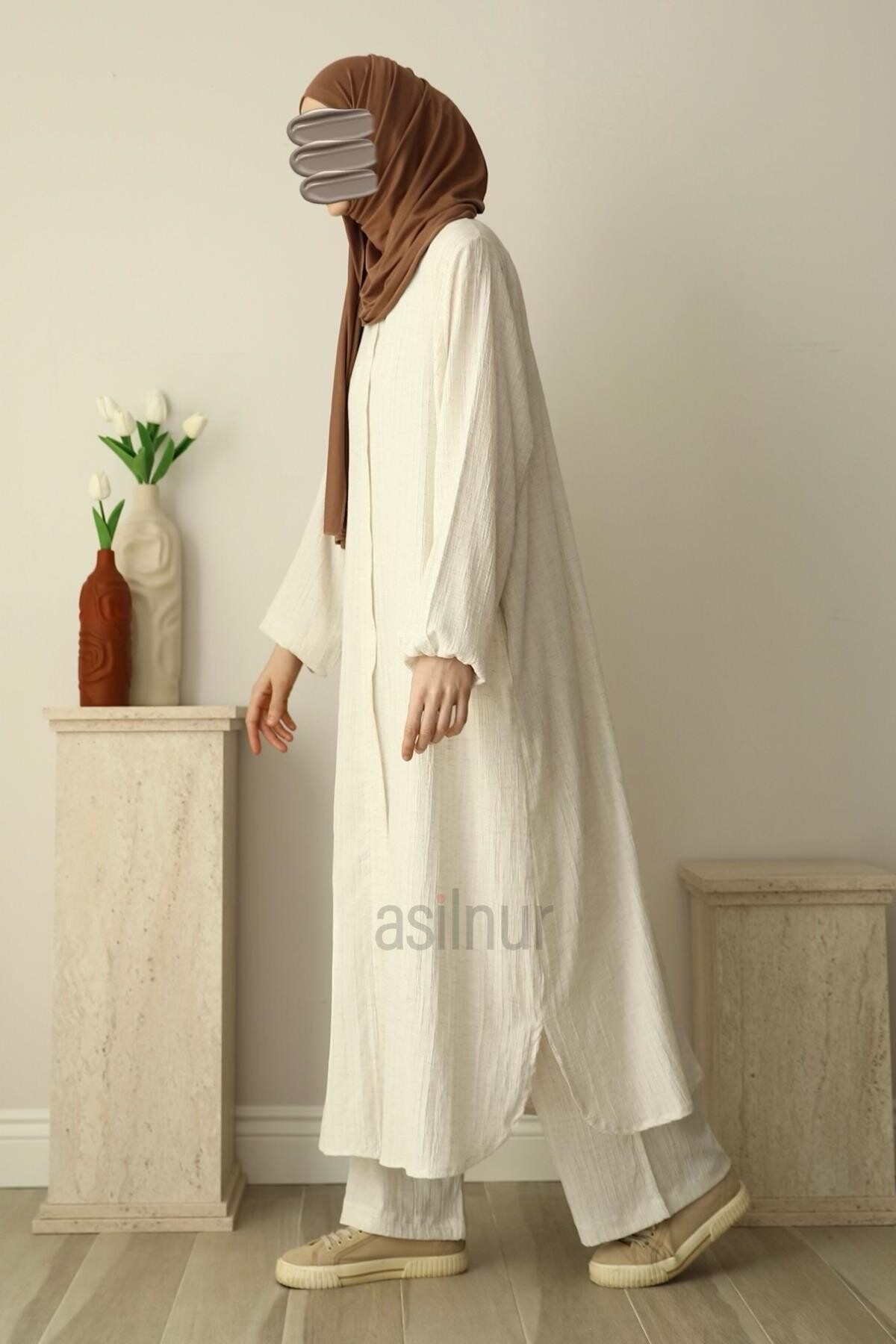 Merve Umre Takımı Beyaz - 3