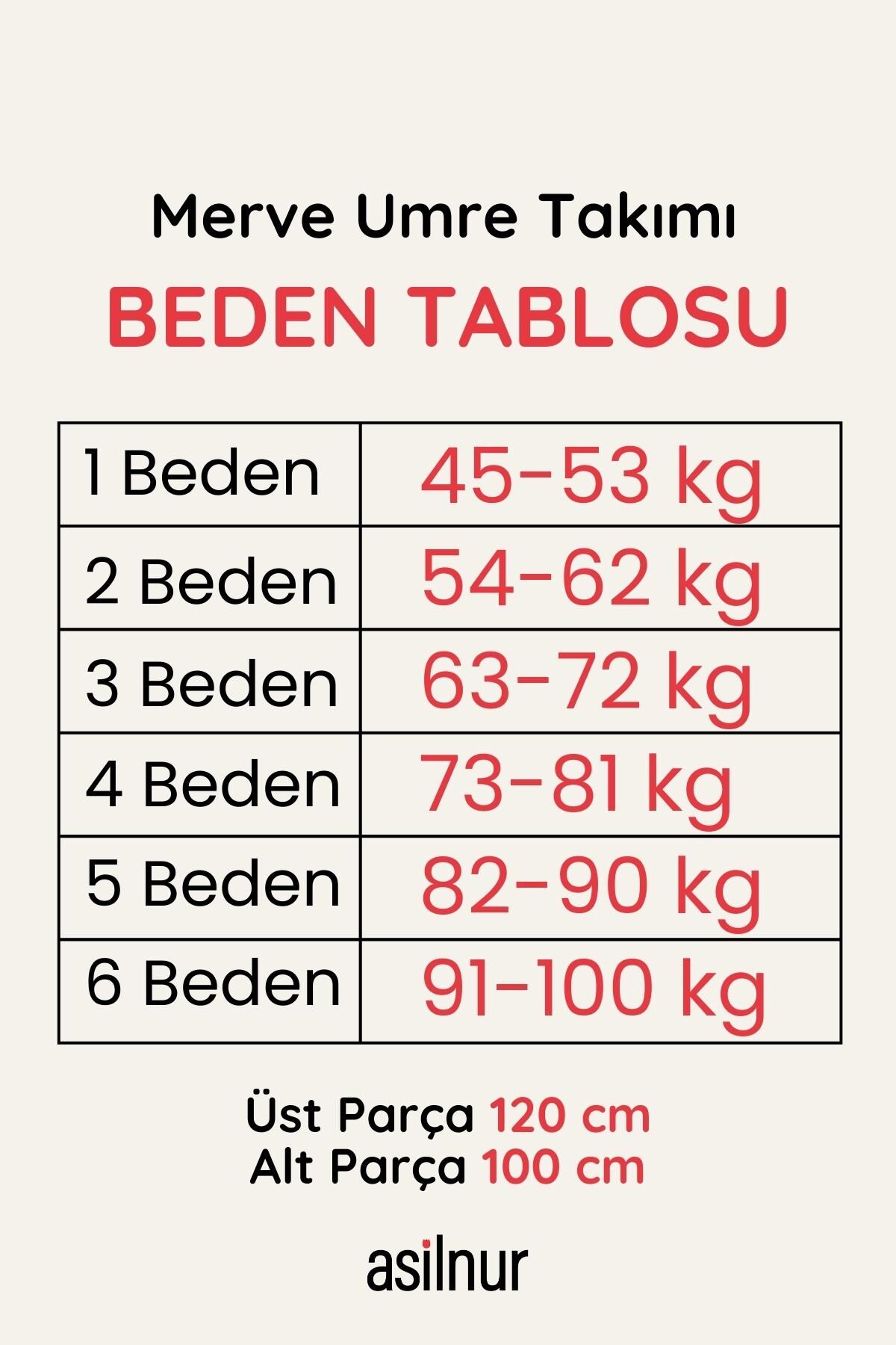Merve Umre Takımı Gül Kurusu - 2