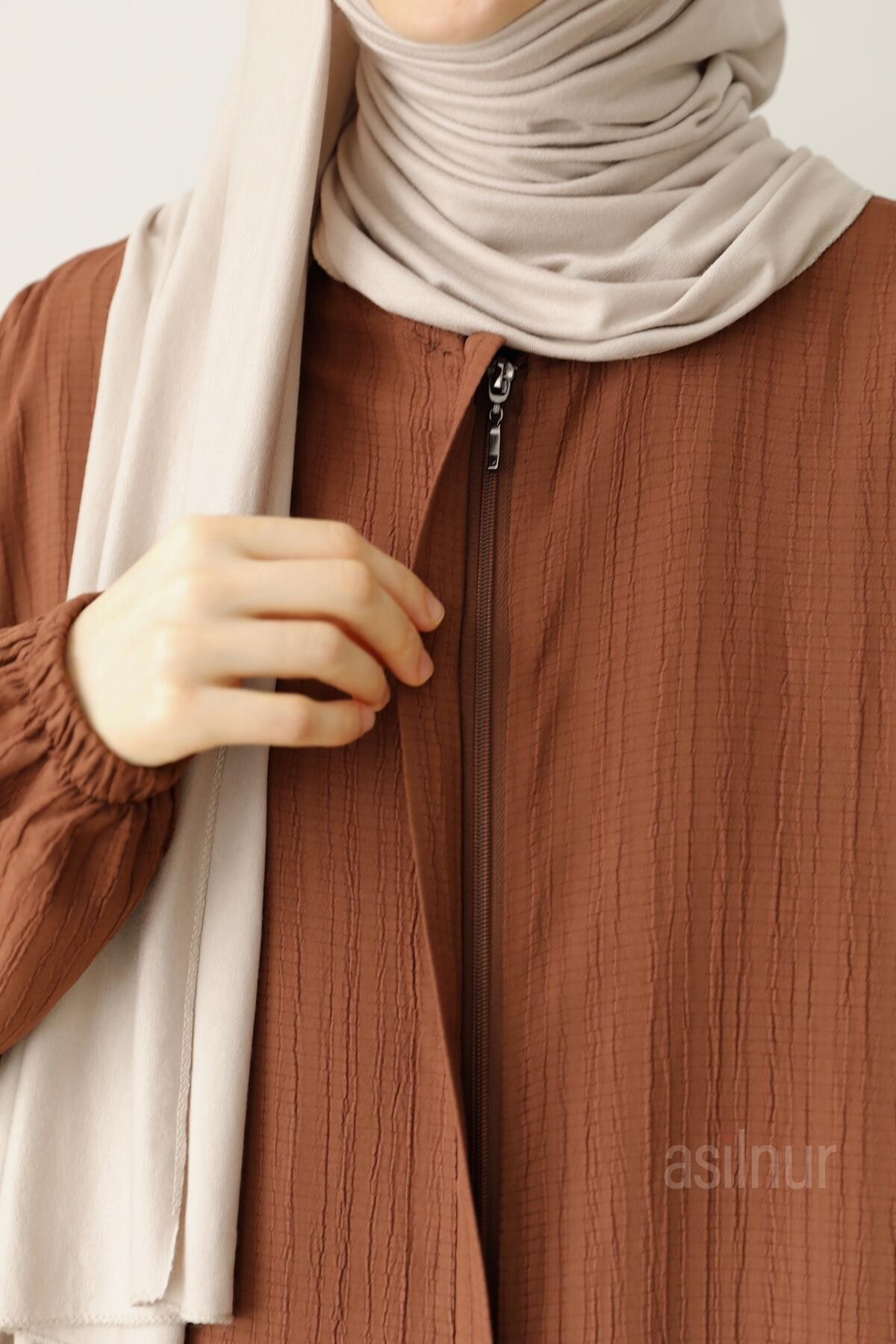 Merve Umre Takımı Kahverengi - 6