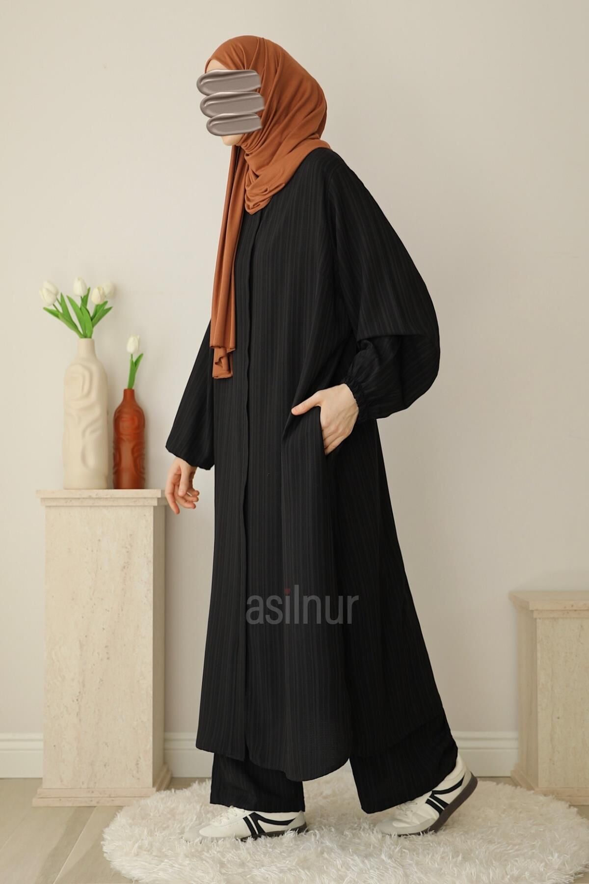 Merve Umre Takımı Siyah - 3