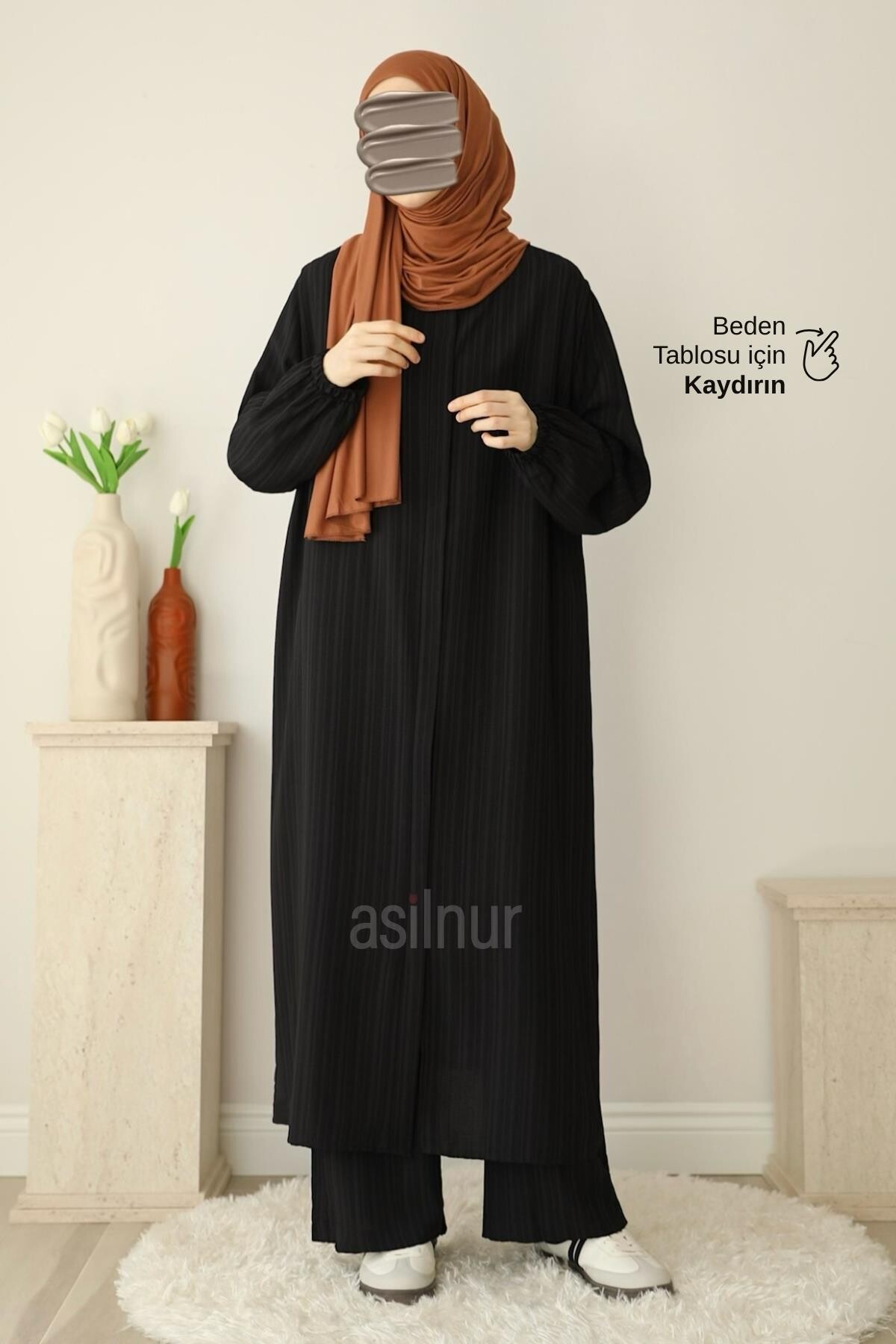 Merve Umre Takımı Siyah - 1