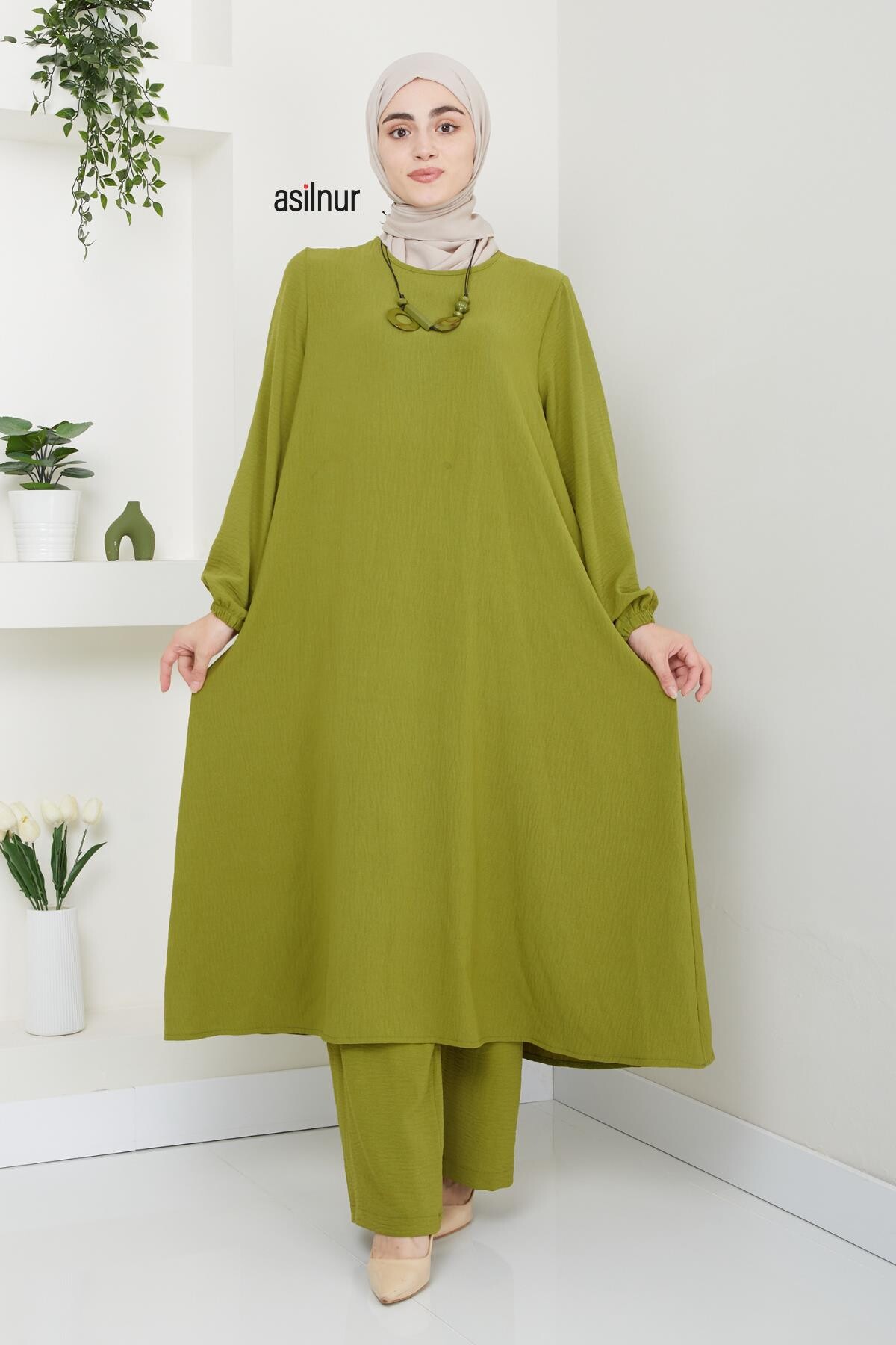 Mevlana İkili Takım Açık Yeşil - ASİLNUR