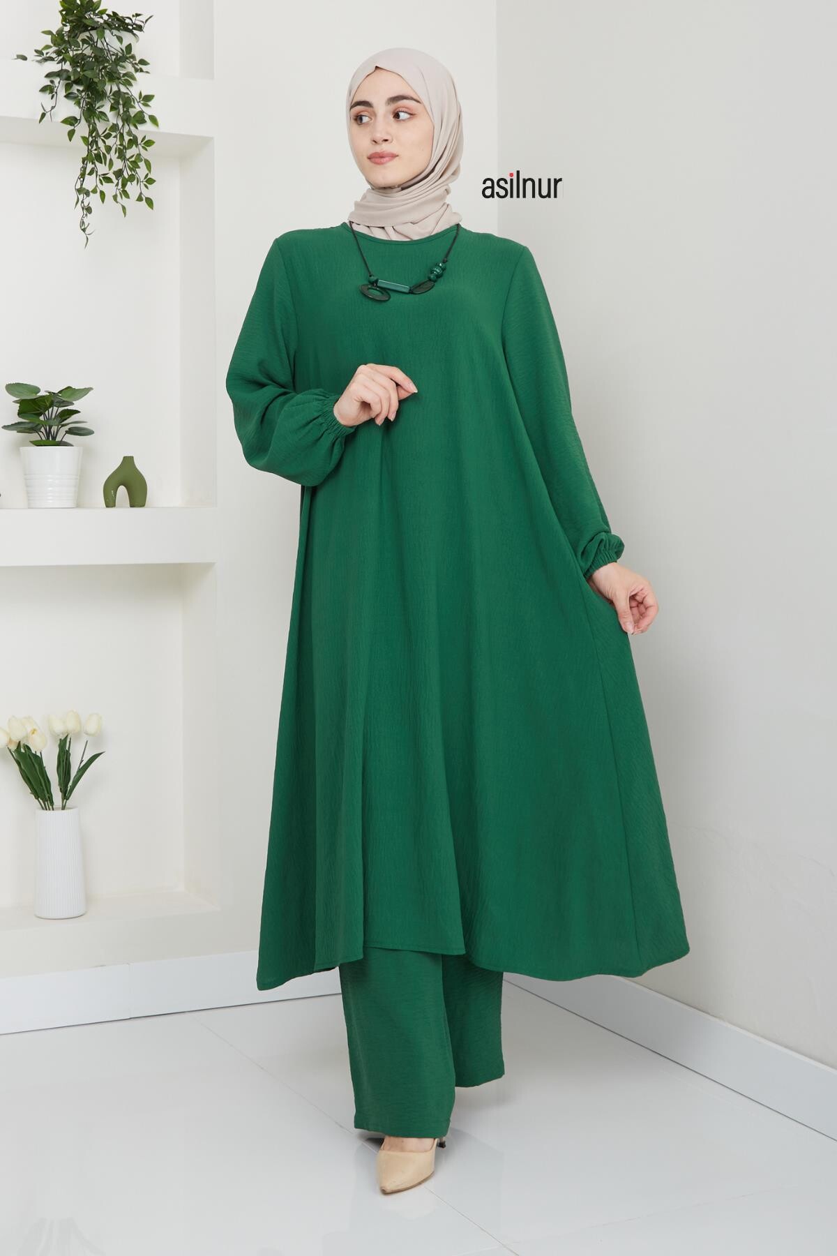 Mevlana İkili Takım Koyu Yeşil - ASİLNUR