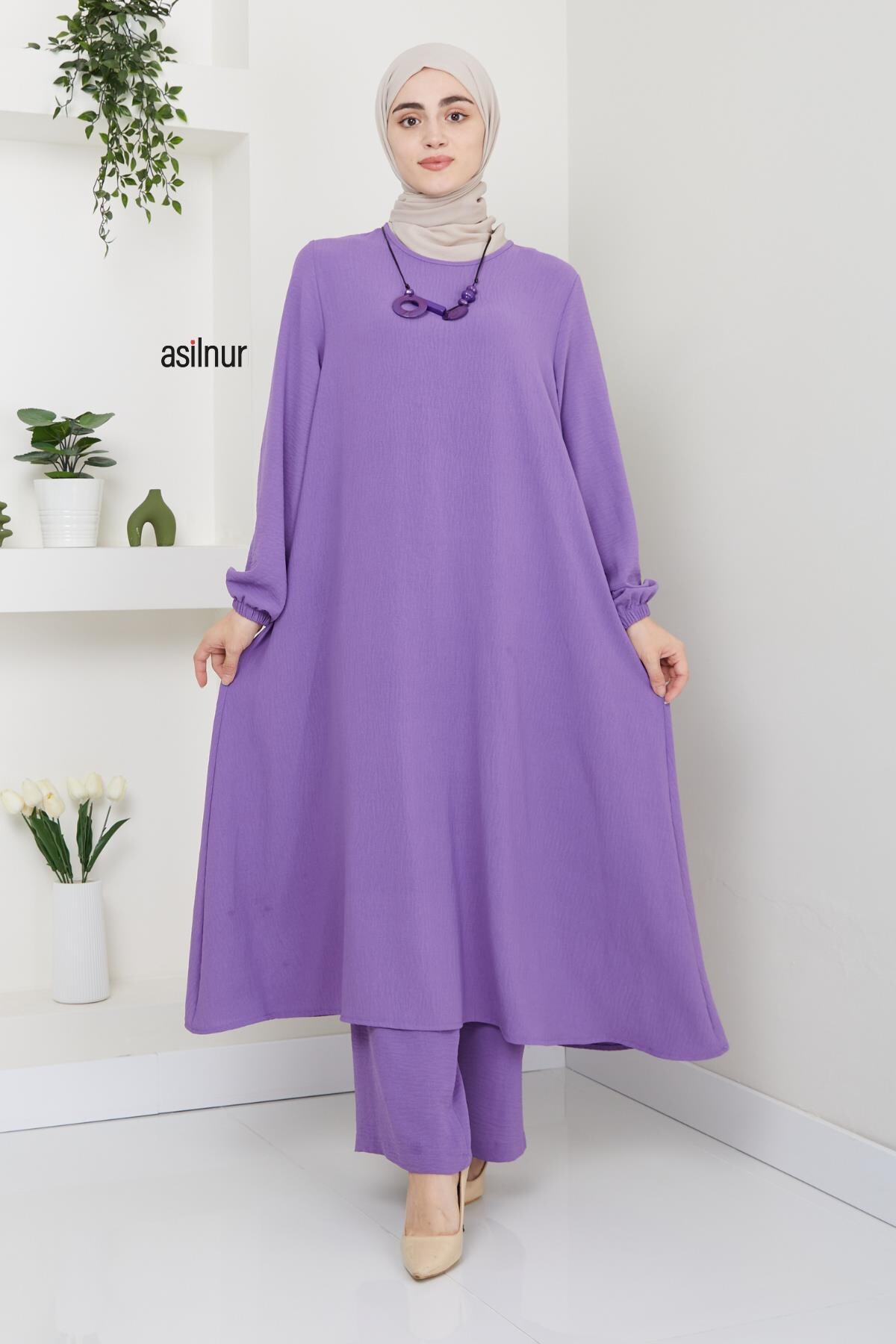 Mevlana İkili Takım Mor - ASİLNUR