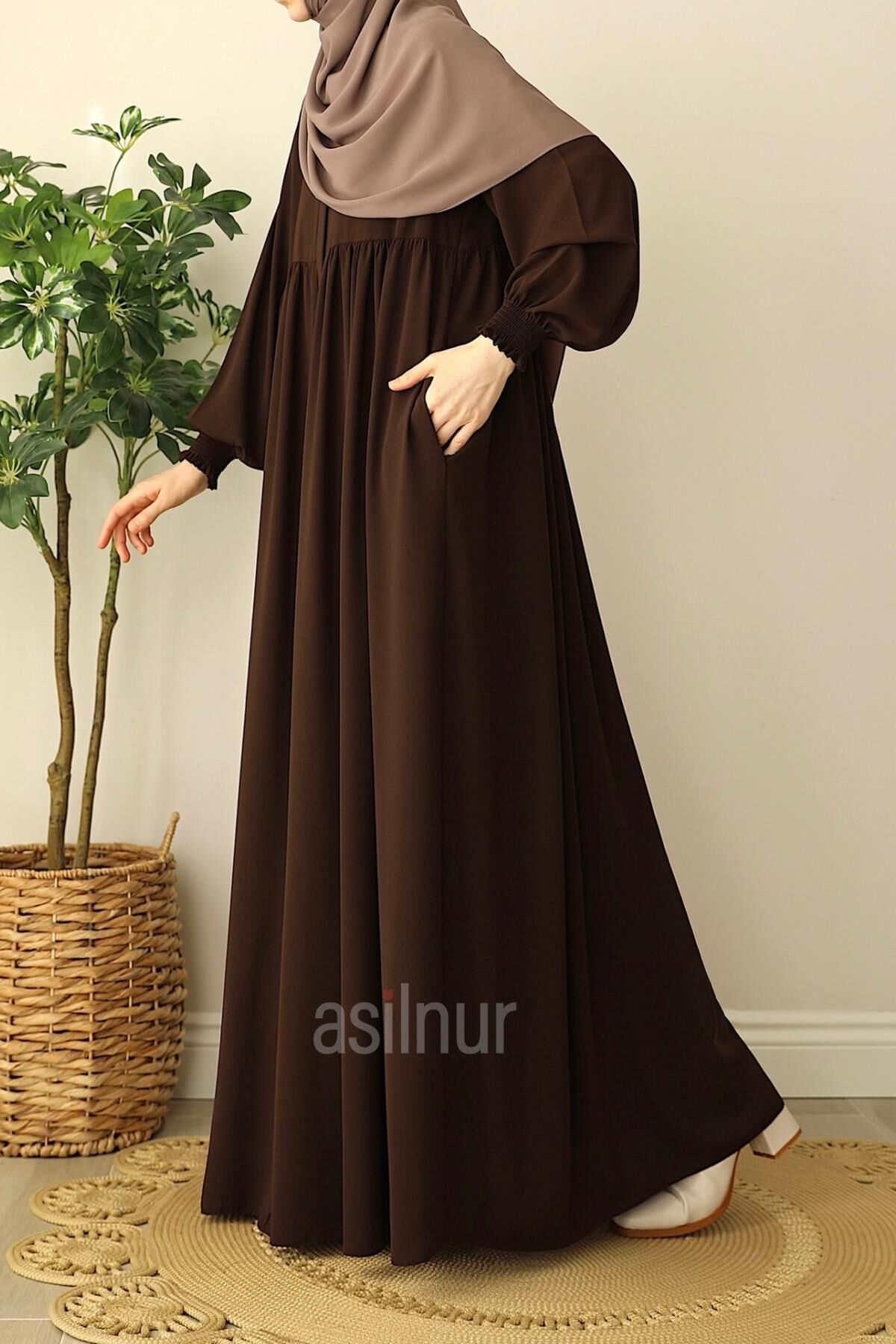 Mina Ferace Kahverengi - 3