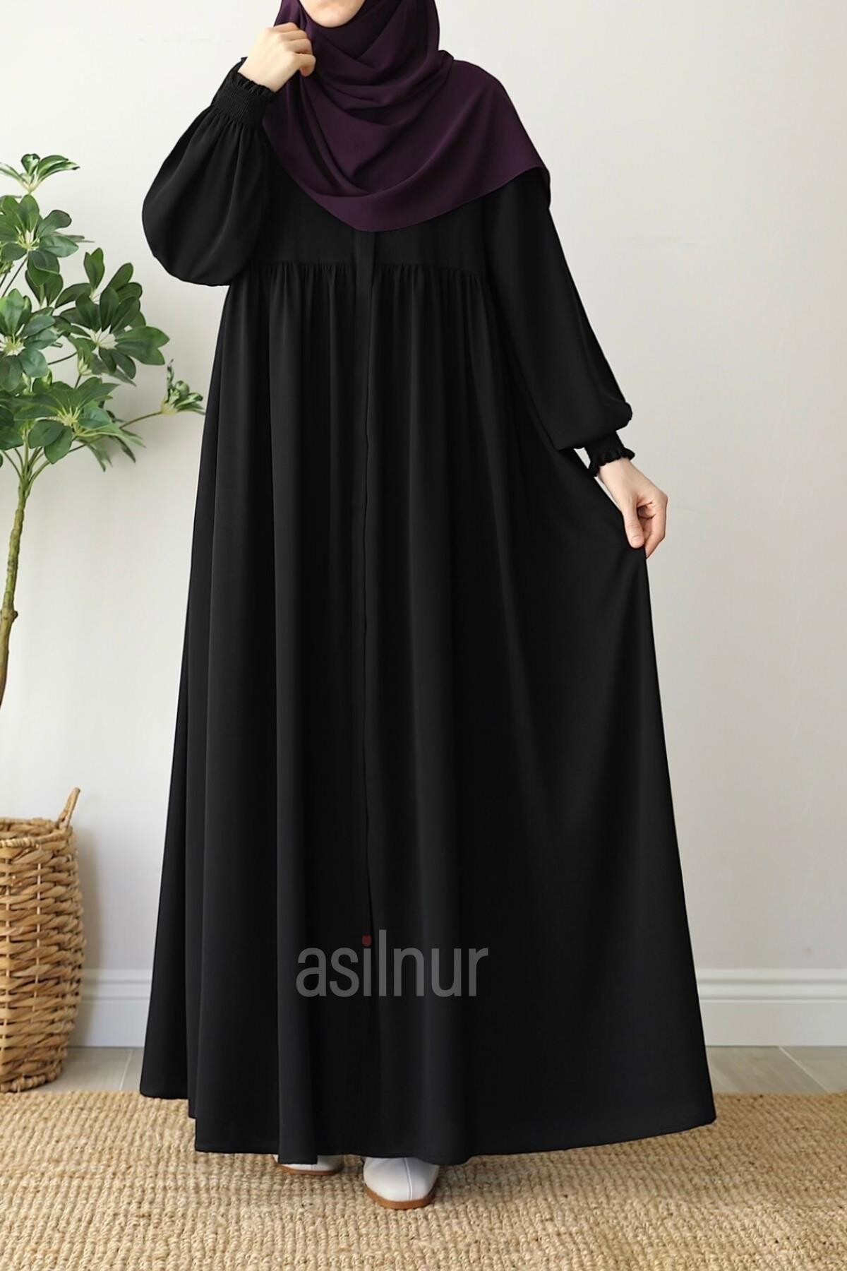 Mina Ferace Siyah - ASİLNUR