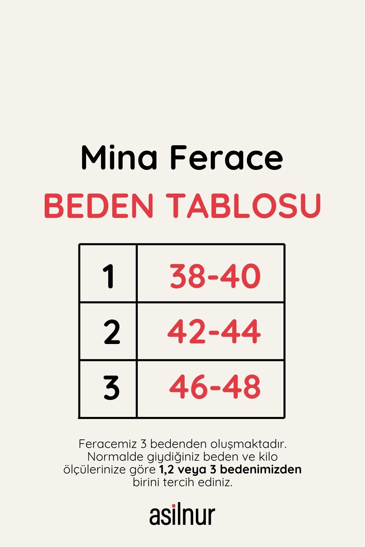 Mina Ferace Siyah - 2