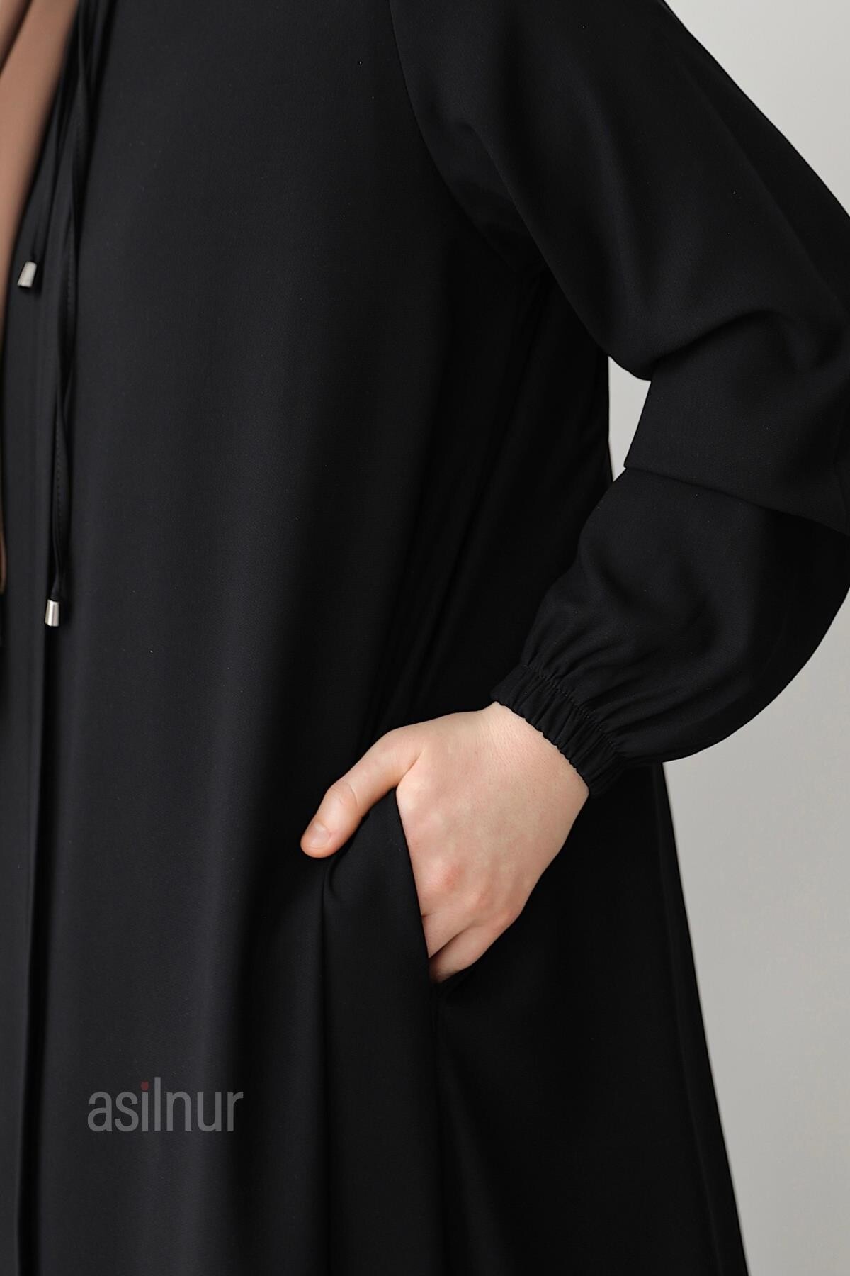 Nesli Mevlana Ferace Siyah - 6