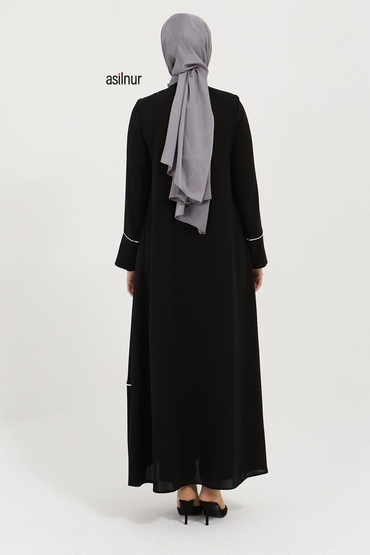 Nevin Abaya Ferace Siyah - 3
