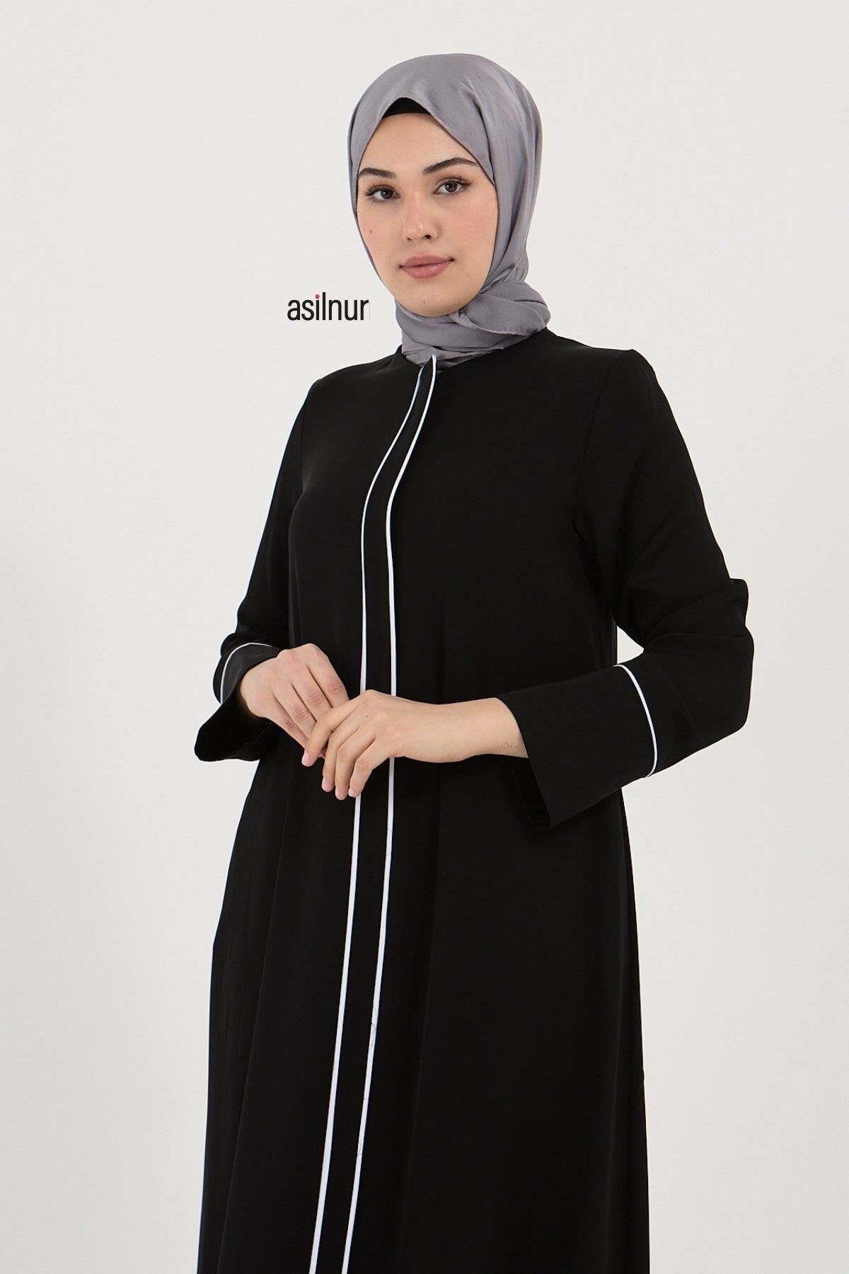 Nevin Abaya Ferace Siyah - 6