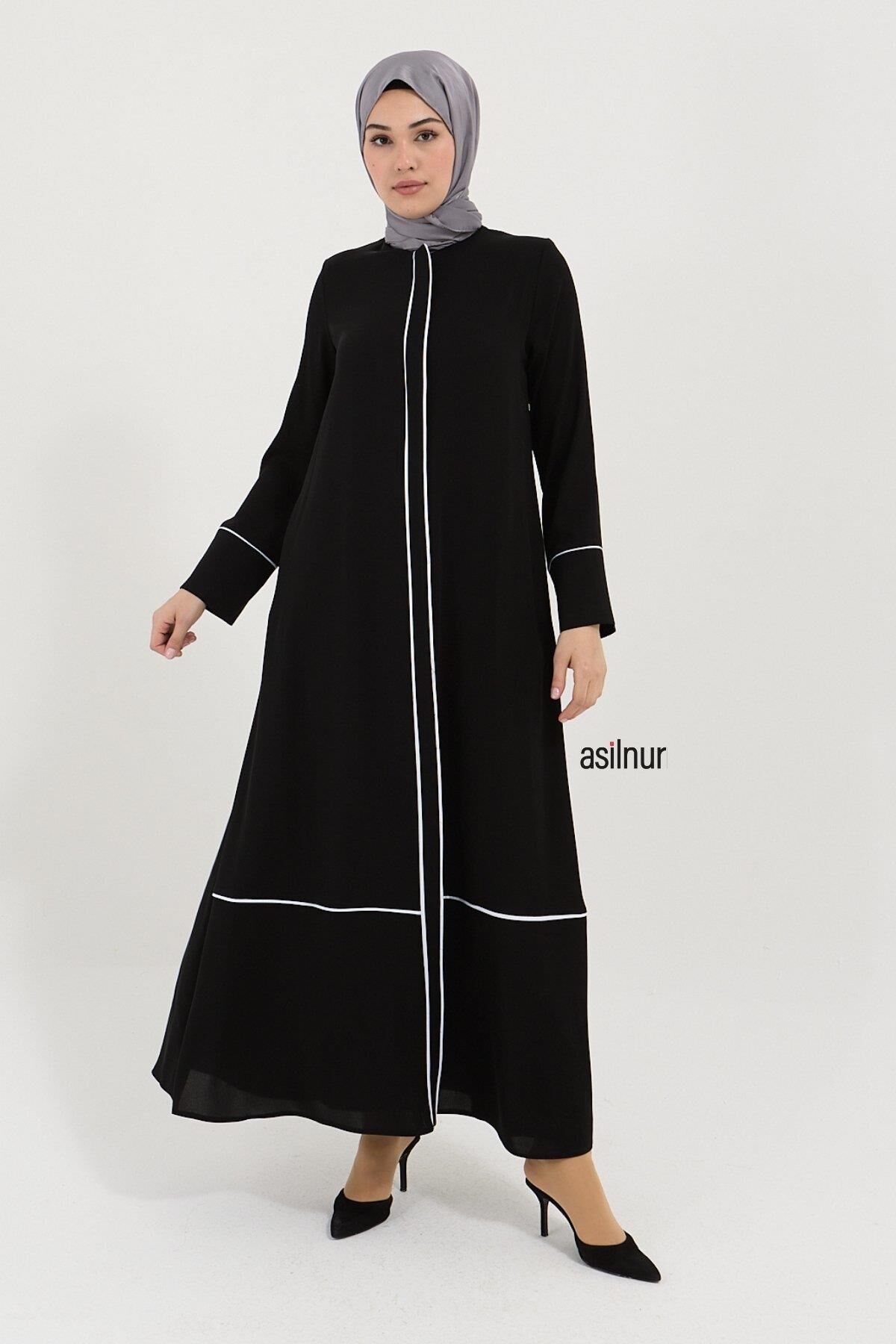 Nevin Abaya Ferace Siyah - 1