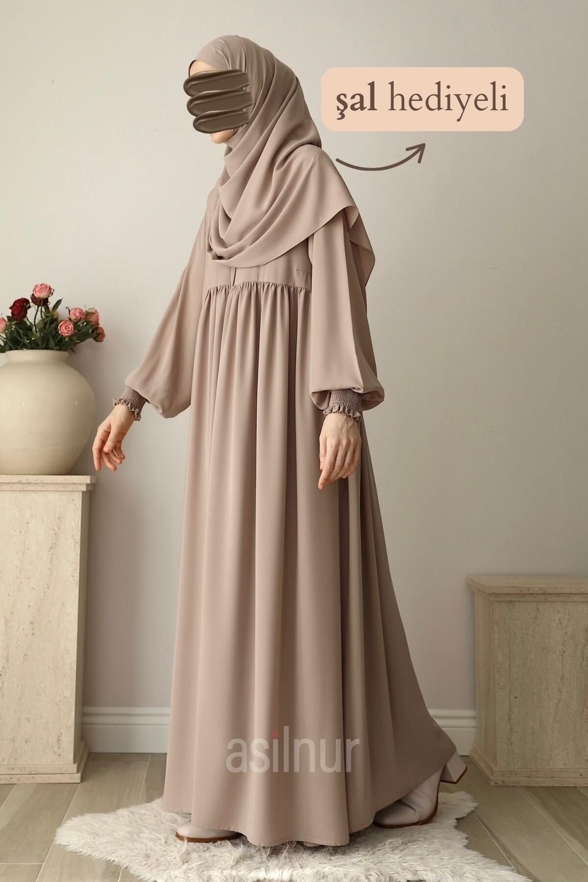 Nisa Ferace Şal Hediyeli Takım Taş - 3