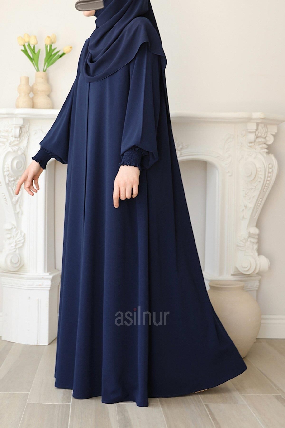 Nisa Mevlana Ferace Lacivert - 5