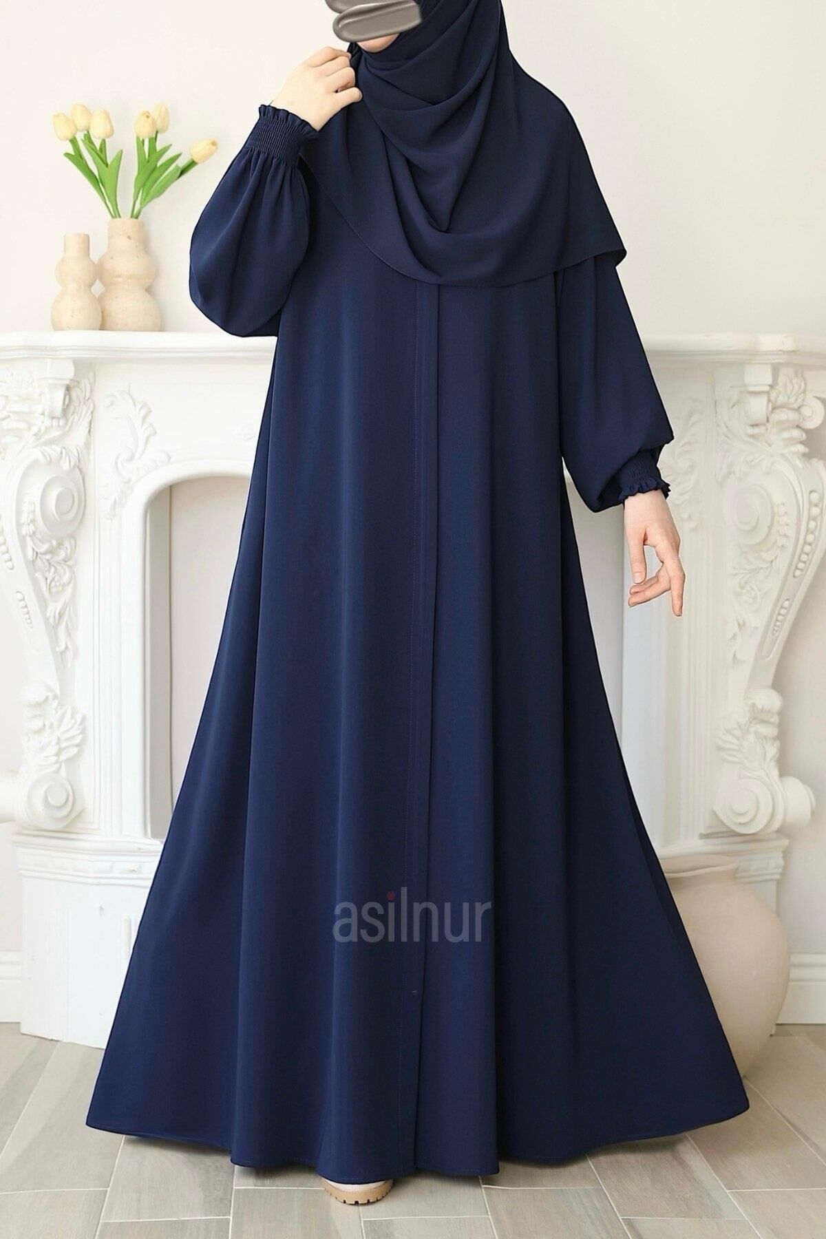 Nisa Mevlana Ferace Lacivert - 6