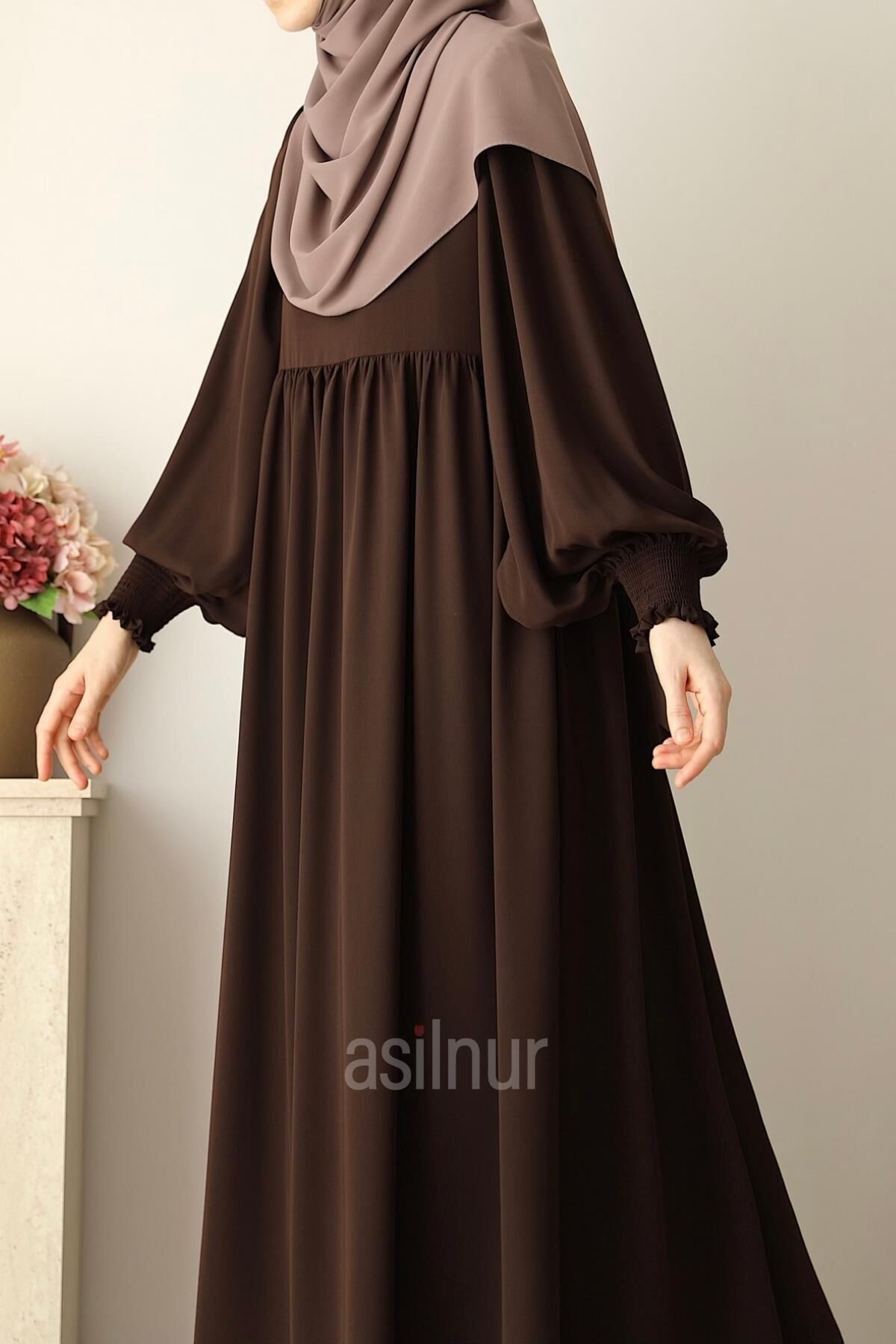 Rana Balon Kol Ferace Kahverengi - 3