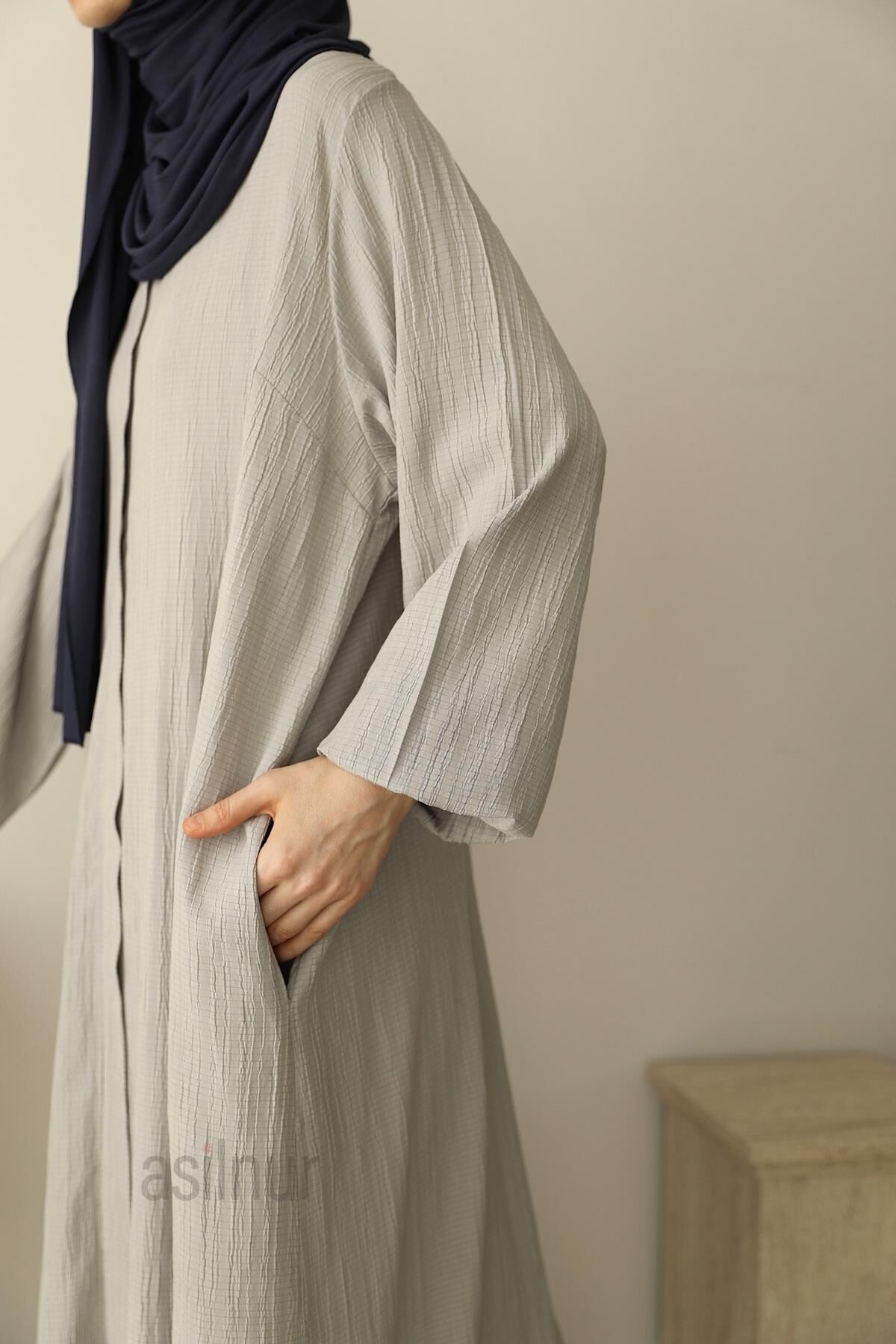 Ravza Umre Takımı Açık Gri - 4