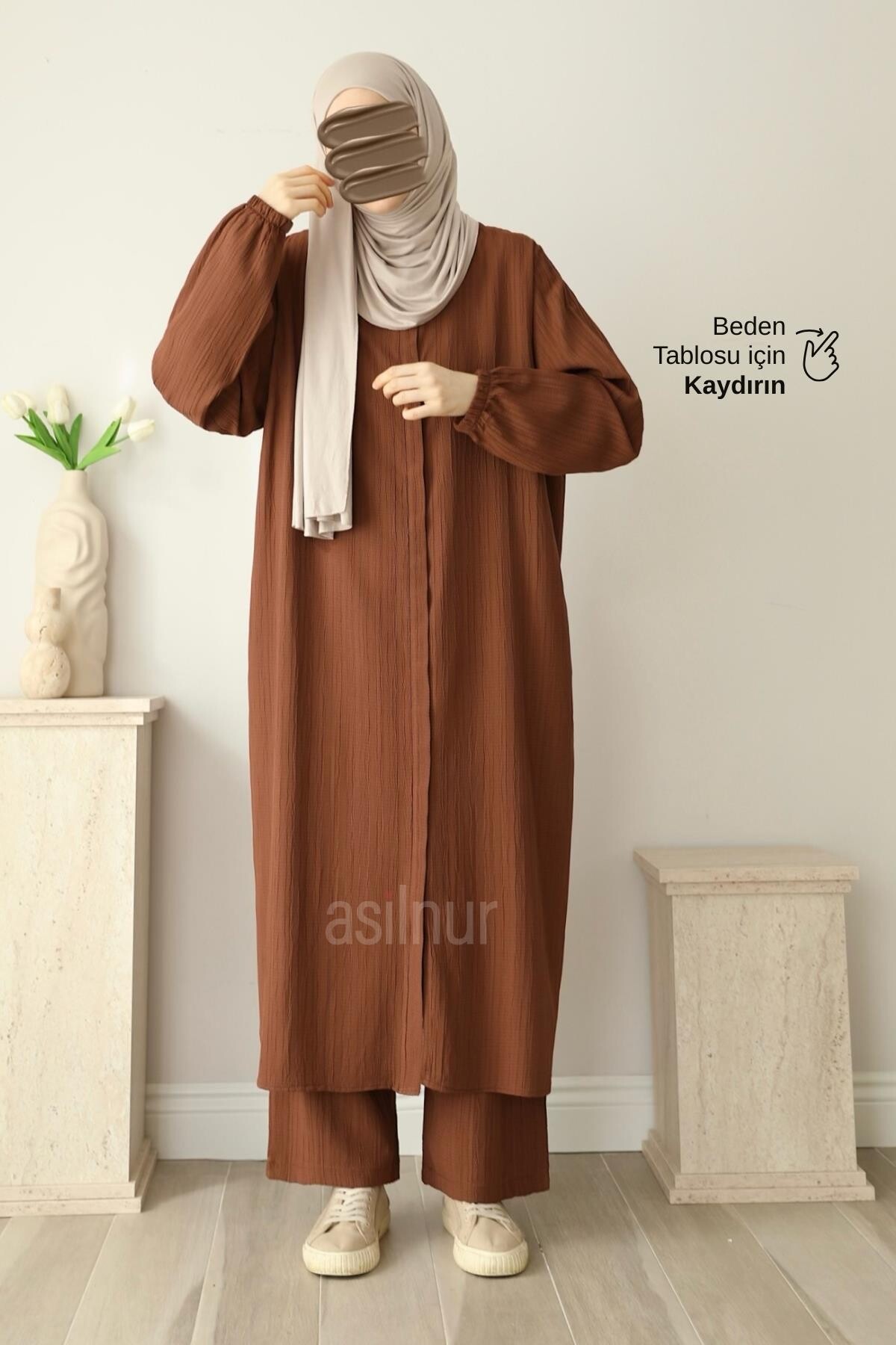 Ravza Umre Takımı Kahverengi 