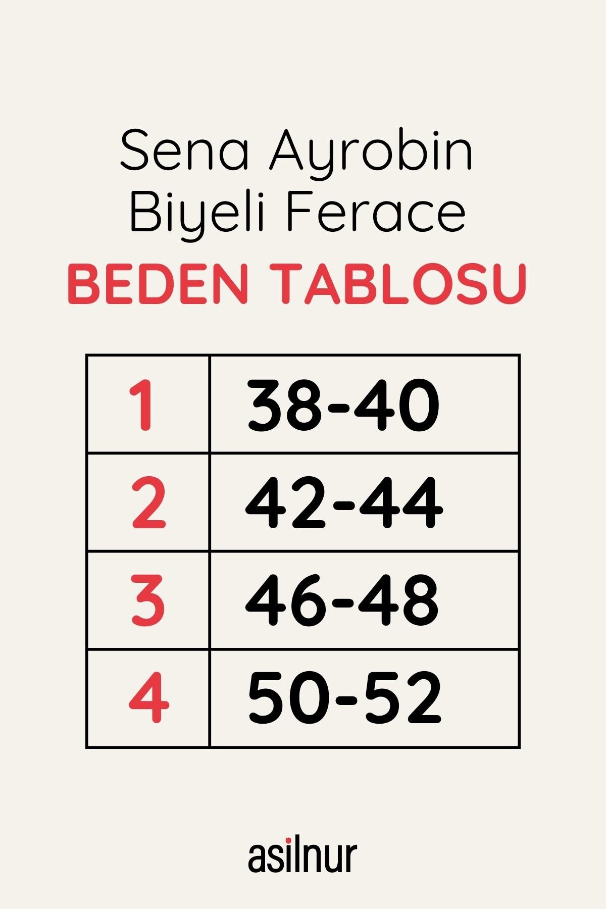 Sena Ayrobin Biyeli Ferace Yeşil - 2