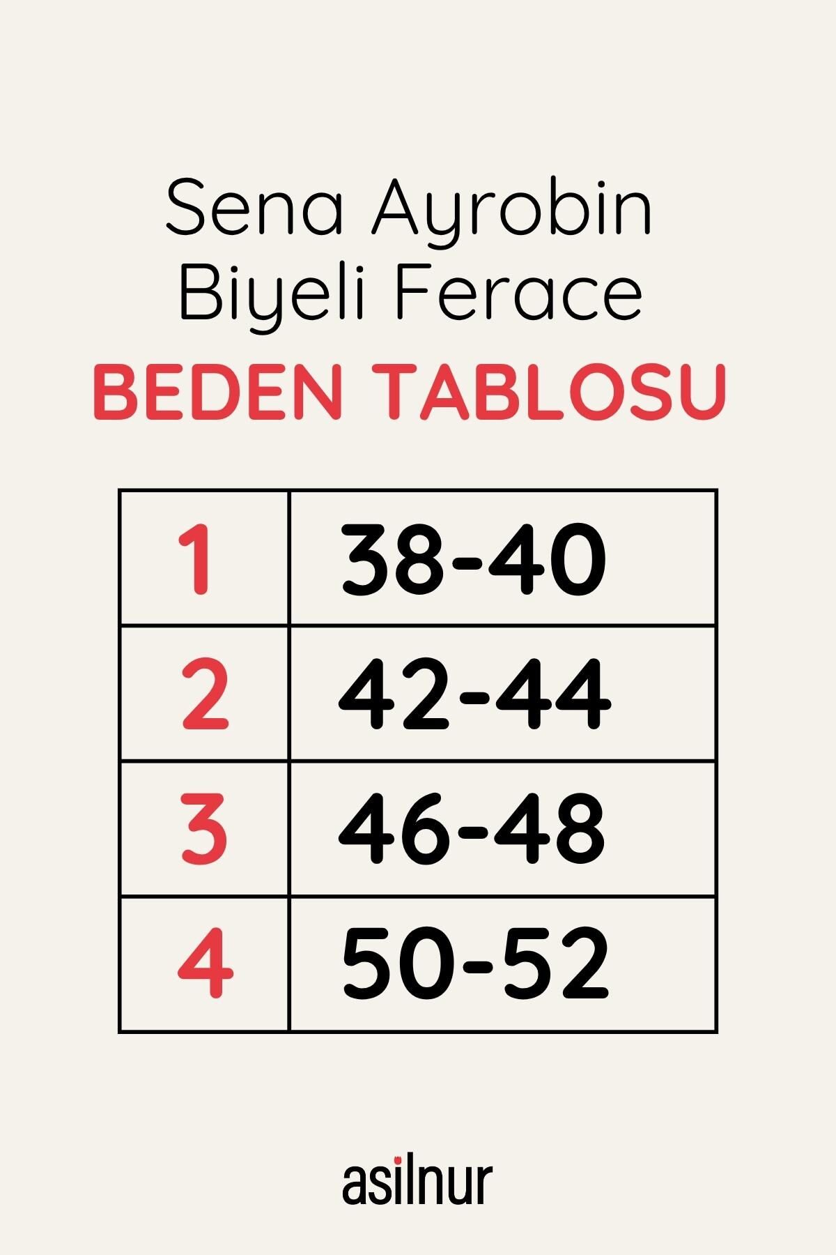 Sena Ayrobin Biyeli Ferace Yeşil - 2