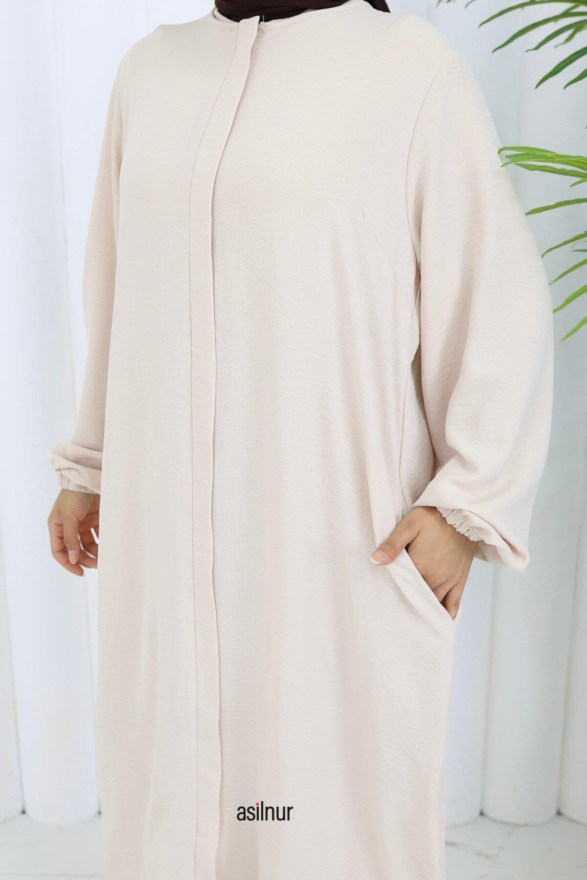 Sena Ayrobin Fermuarlı İkili Takım Bej - 7