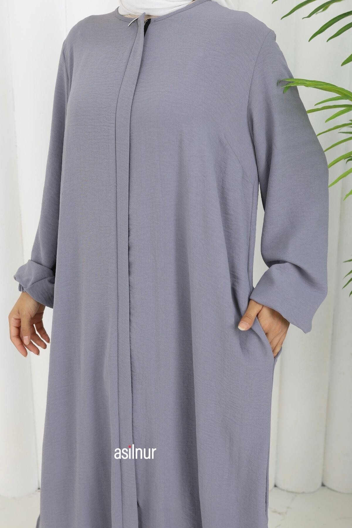 Sena Ayrobin Fermuarlı İkili Takım Füme - 7