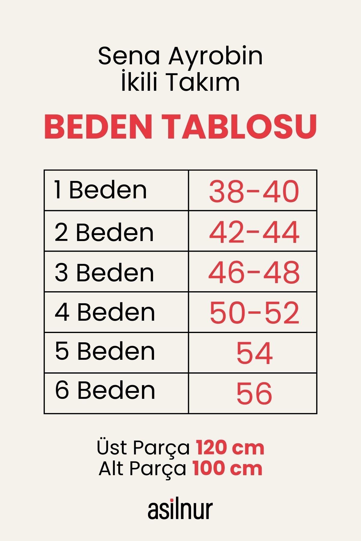 Sena Ayrobin Fermuarlı İkili Takım Bordo - 2