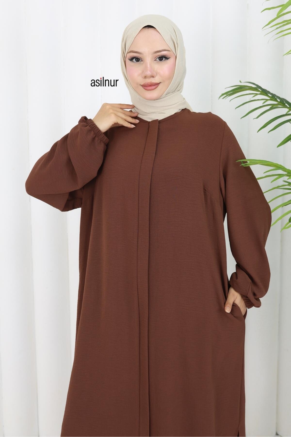 Sena Ayrobin Fermuarlı İkili Takım Kahverengi - 6