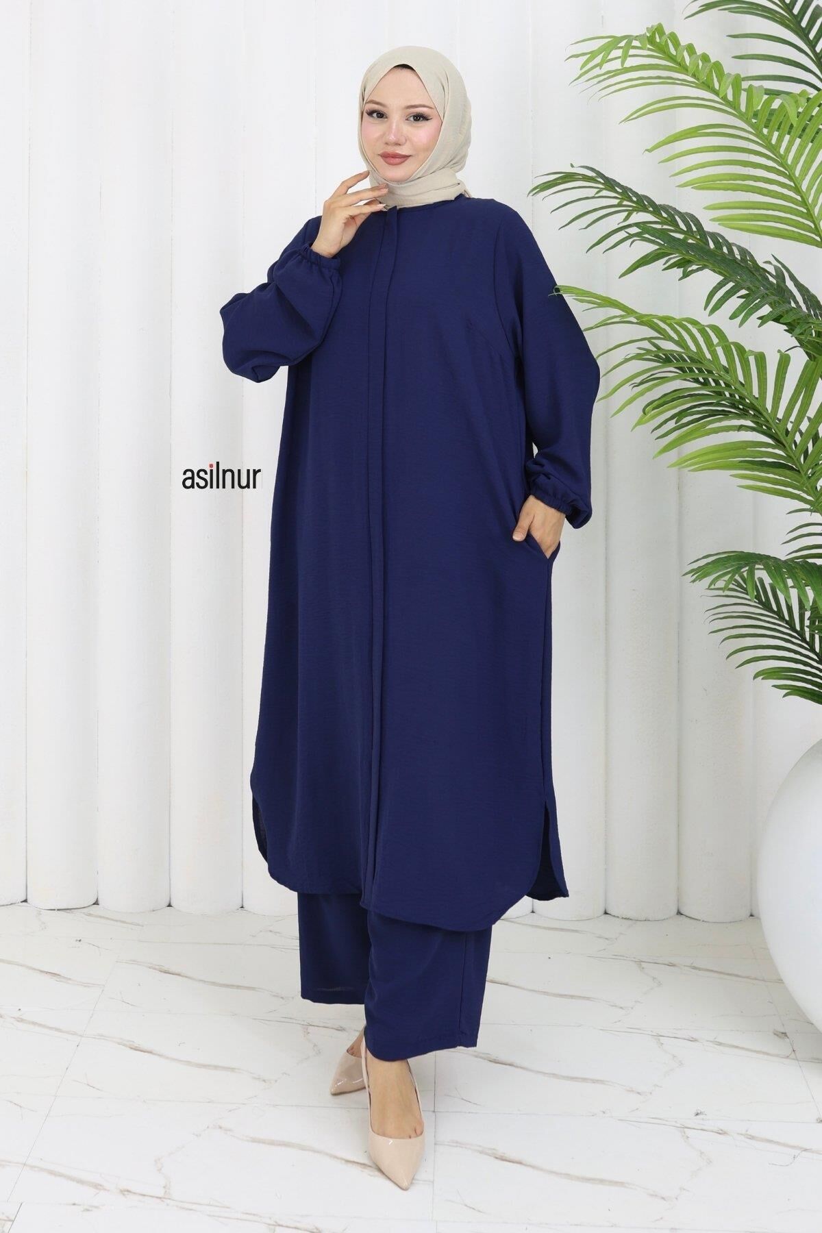 Sena Ayrobin Fermuarlı İkili Takım Lacivert - 1