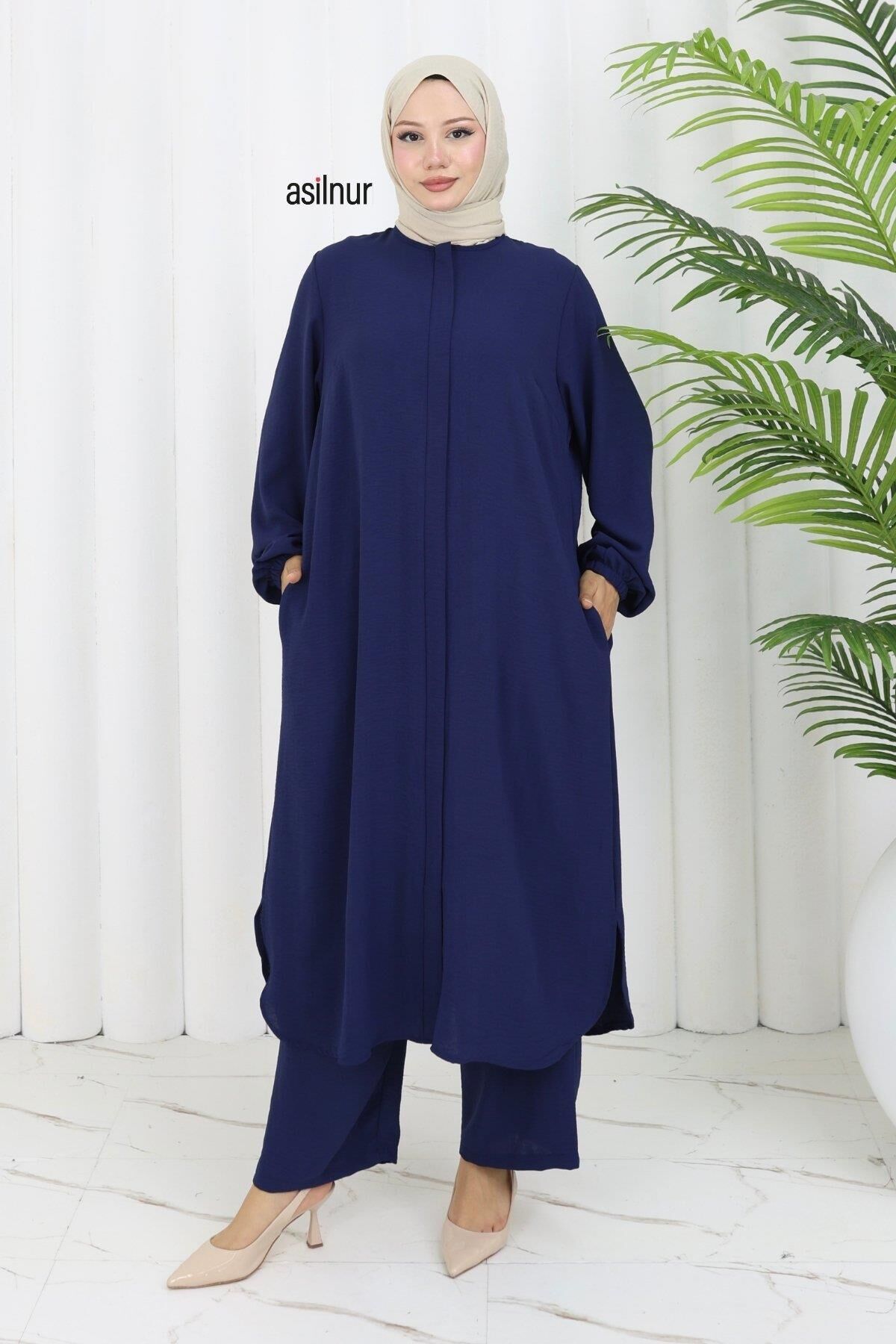 Sena Ayrobin Fermuarlı İkili Takım Lacivert - 4