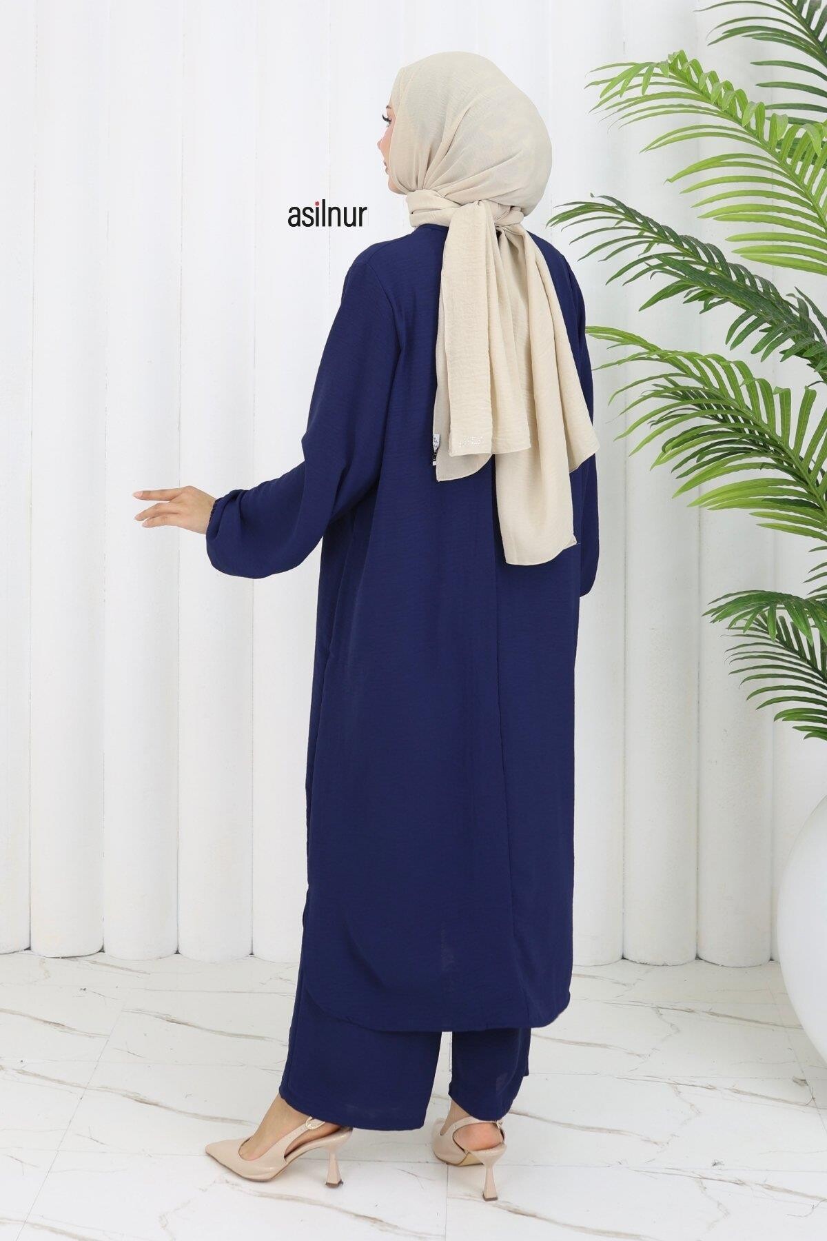 Sena Ayrobin Fermuarlı İkili Takım Lacivert - 5