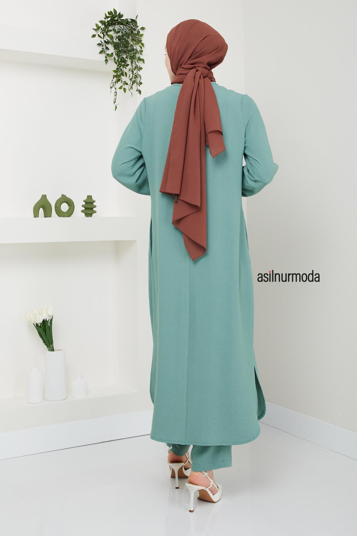 Sena Ayrobin Fermuarlı İkili Takım Mint Yeşil - 5