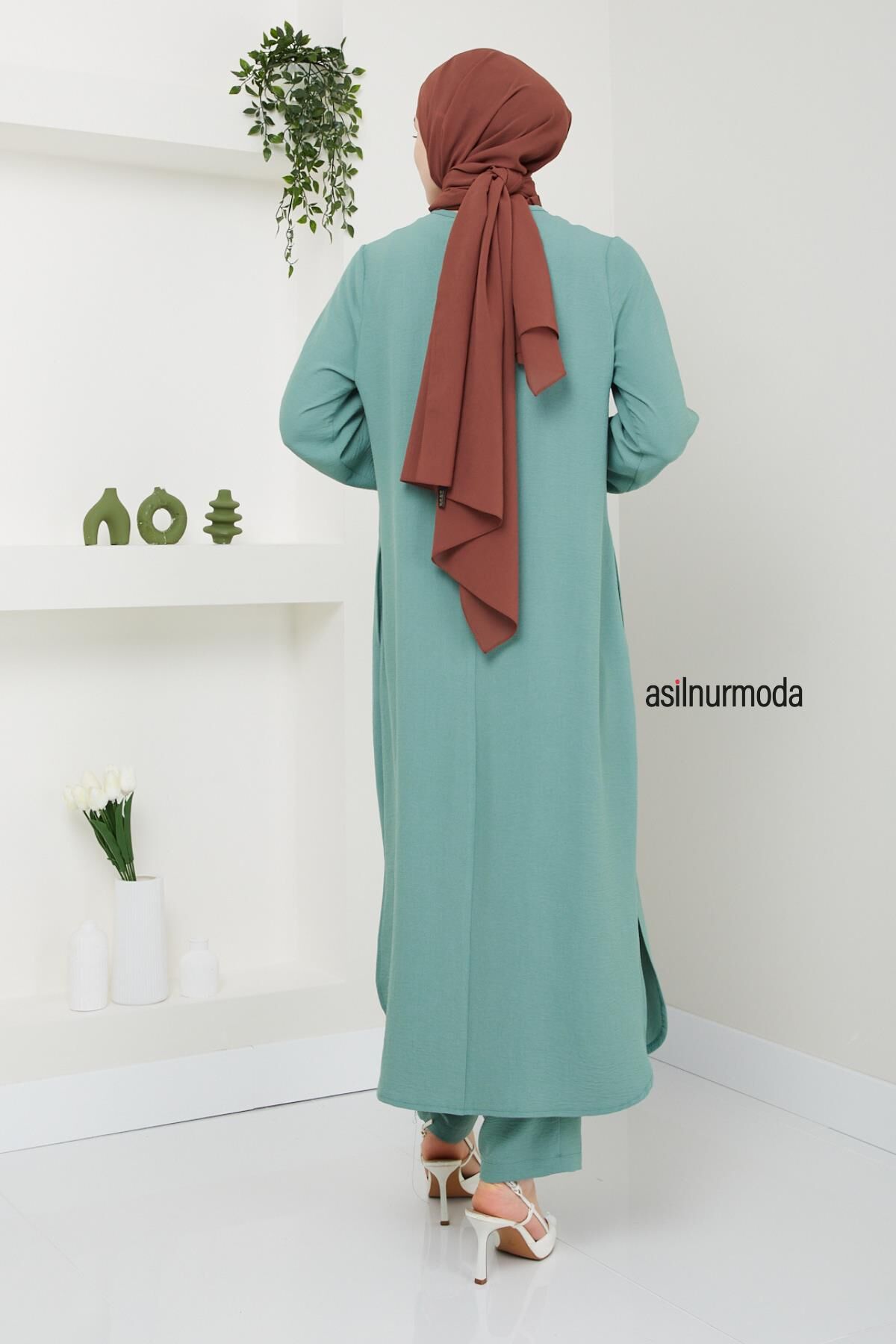 Sena Ayrobin Fermuarlı İkili Takım Mint Yeşil - 5