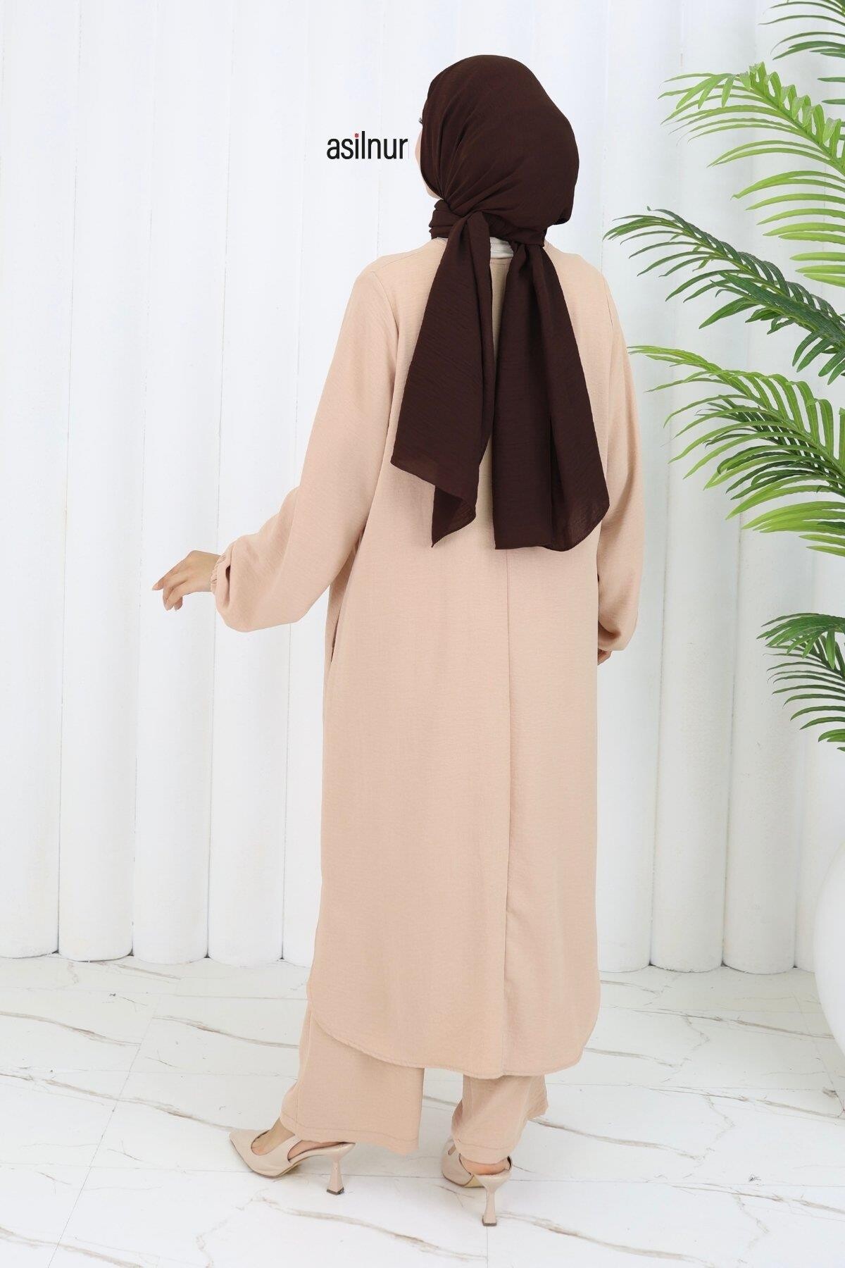 Sena Ayrobin Fermuarlı İkili Takım Vizon - 5