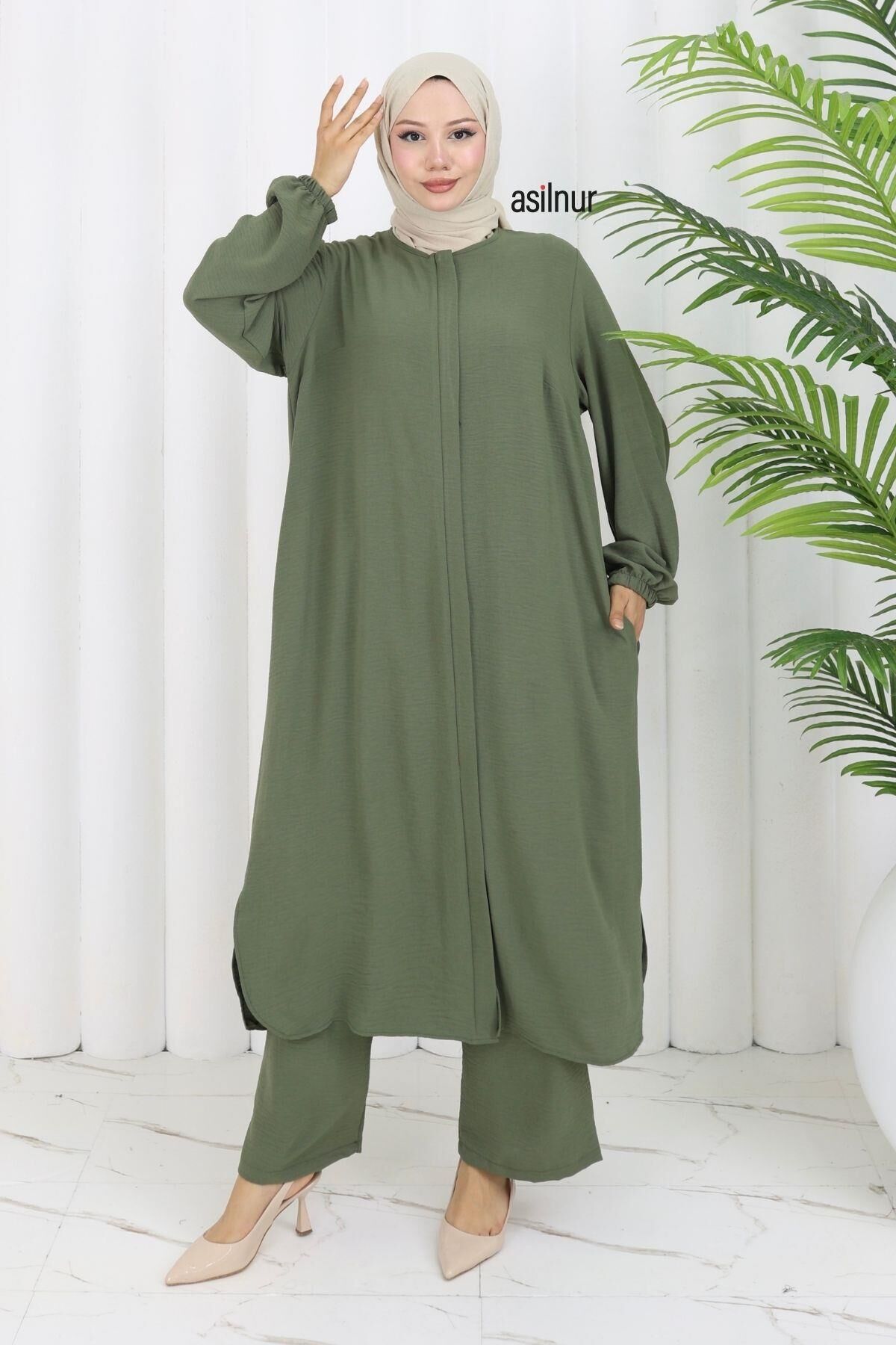 Sena Ayrobin Fermuarlı İkili Takım Yeşil - 4